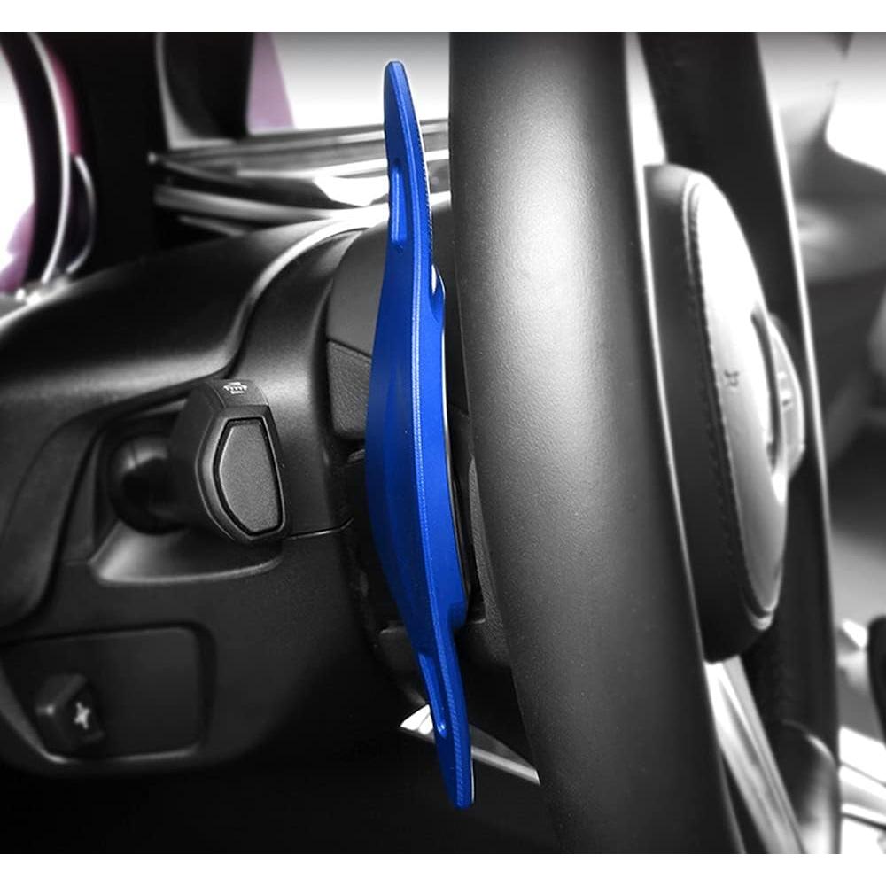 Extensiones de Paletas iJDMTOY Azul CNC para BMW Gxx