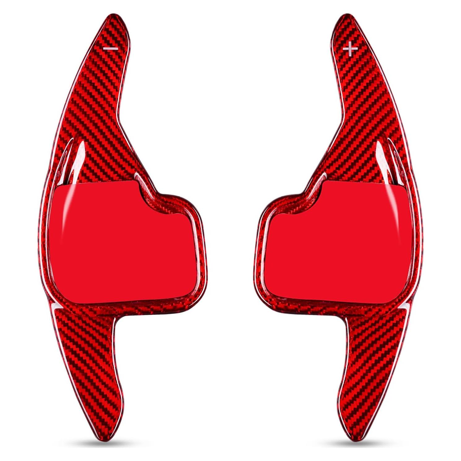 Cubierta de Extensión Cambiador Paletas T-carbon Rojo BMW