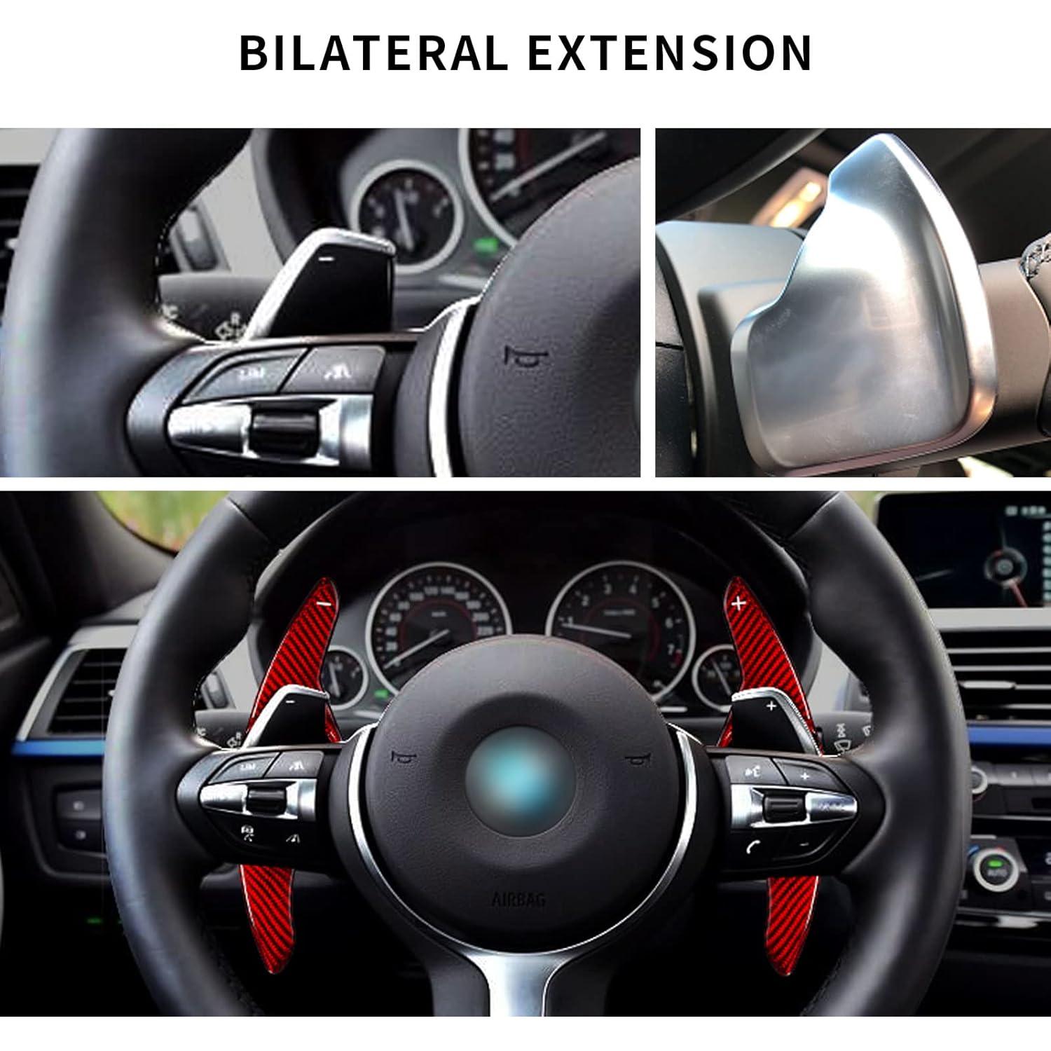 Cubierta de Extensión Cambiador Paletas T-carbon Rojo BMW