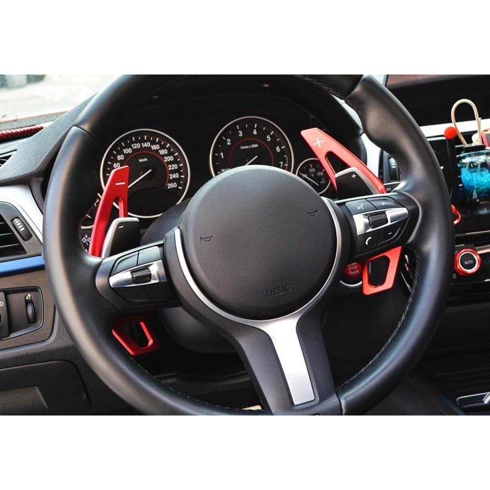 Extensiones de Paletas iJDMTOY Rojo CNC para BMW 2 3 4 X1 X2 X3 X4 X5 X6