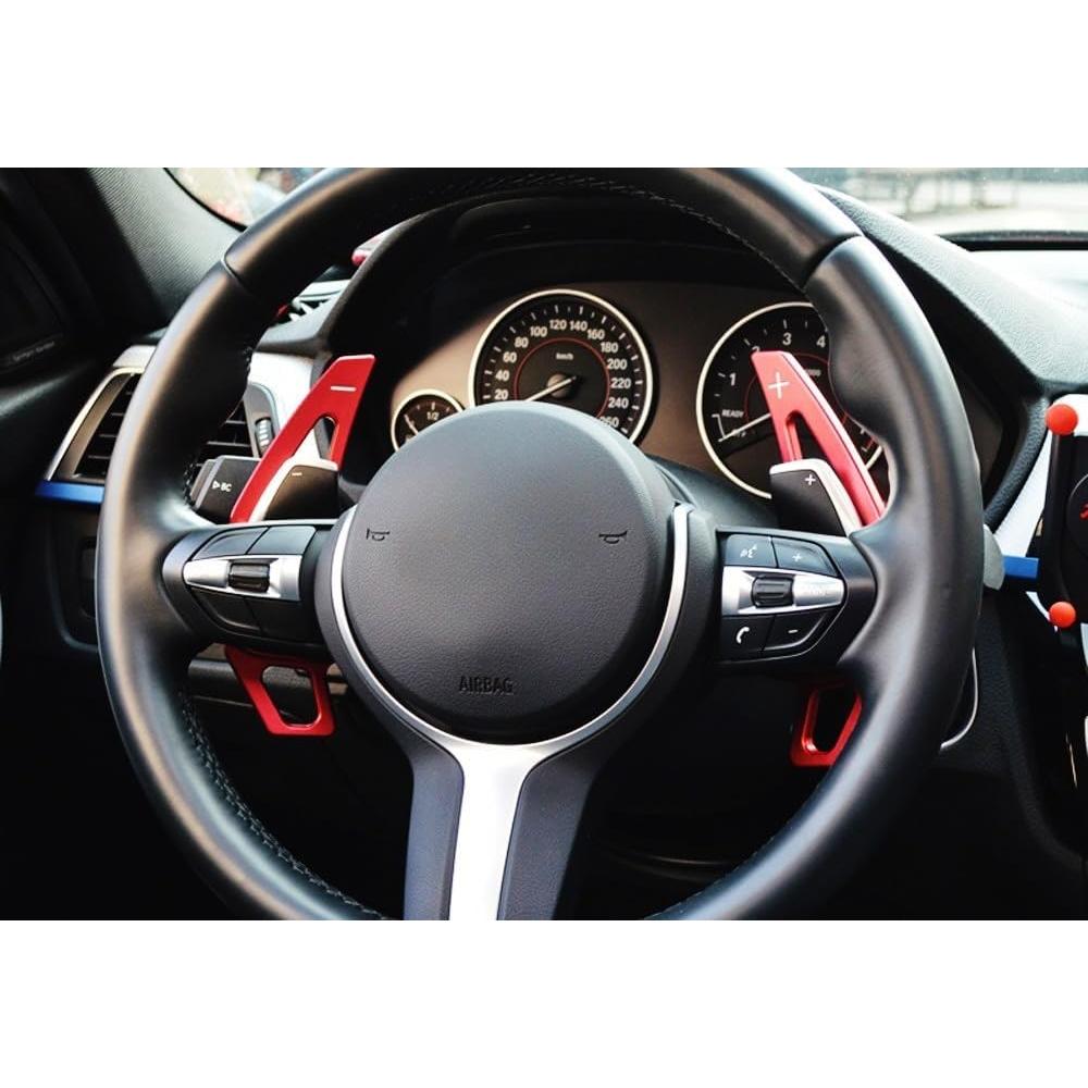Extensiones de Paletas iJDMTOY Rojo CNC para BMW 2 3 4 X1 X2 X3 X4 X5 X6
