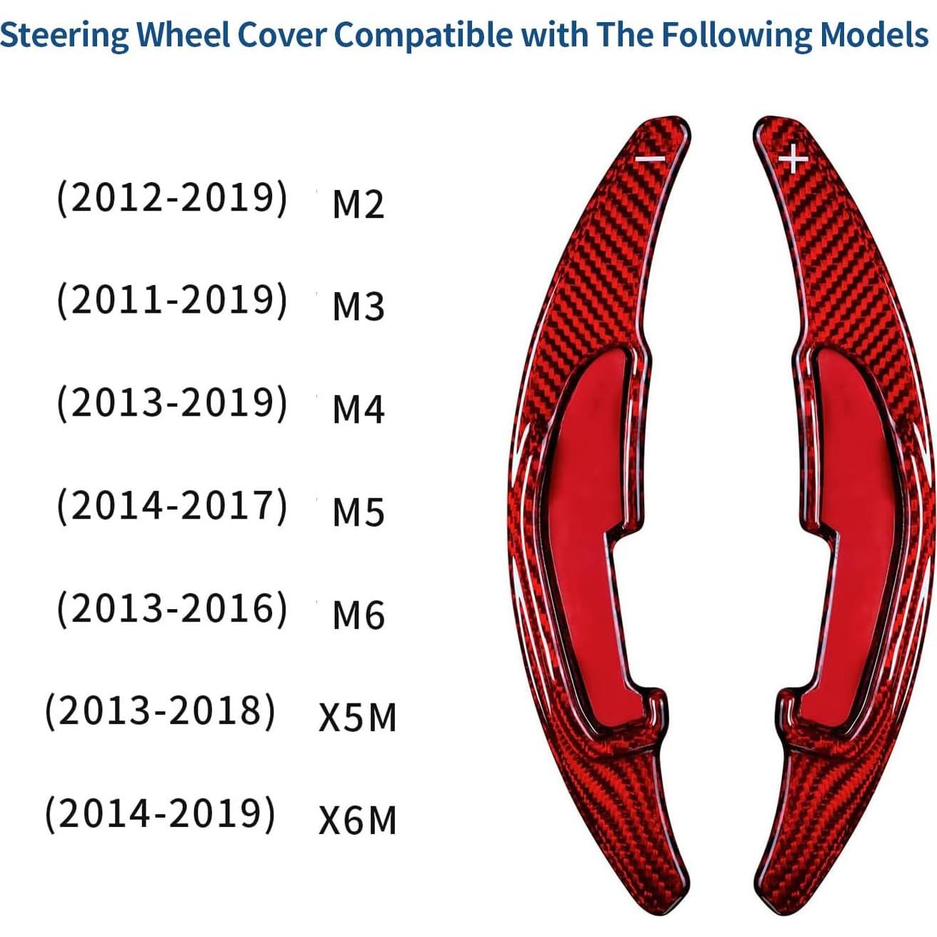 Palanca de Cambio Extensora T-carbon para BMW M2 M3 M4 M5 M6 X5M X6M Rojo