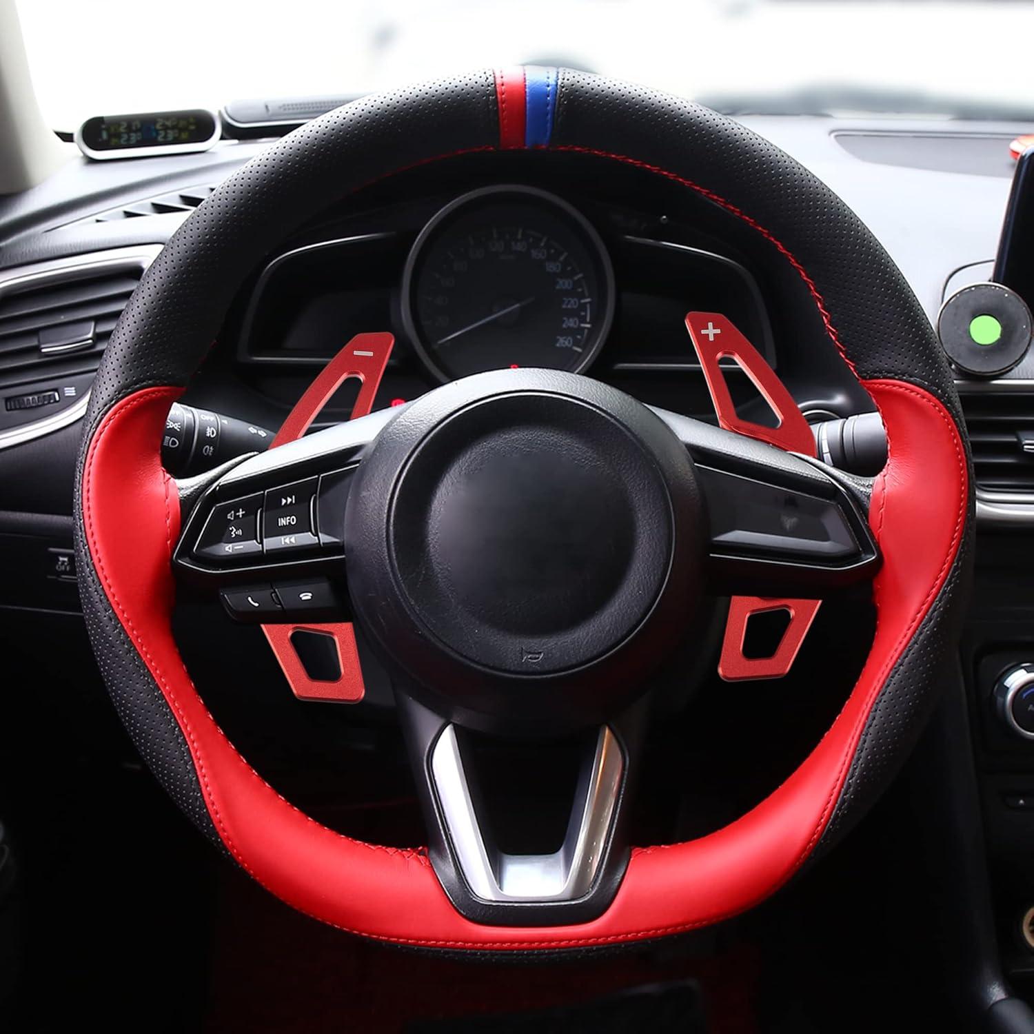 Extensión de Palanca de Cambio ACROPIX para Toyota Camry y Corolla - Rojo, Paquete de 2