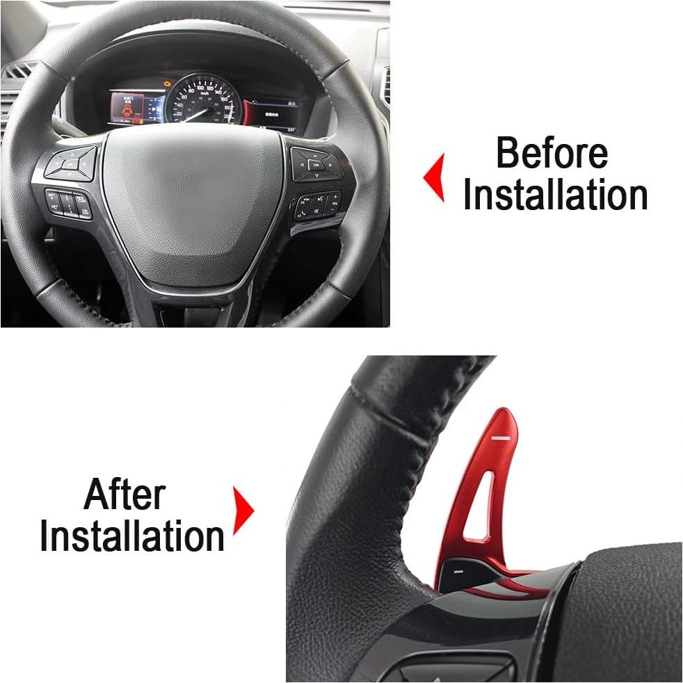 Extensión de Palanca de Cambio Sumaikeji FT-100 Rojo para Ford