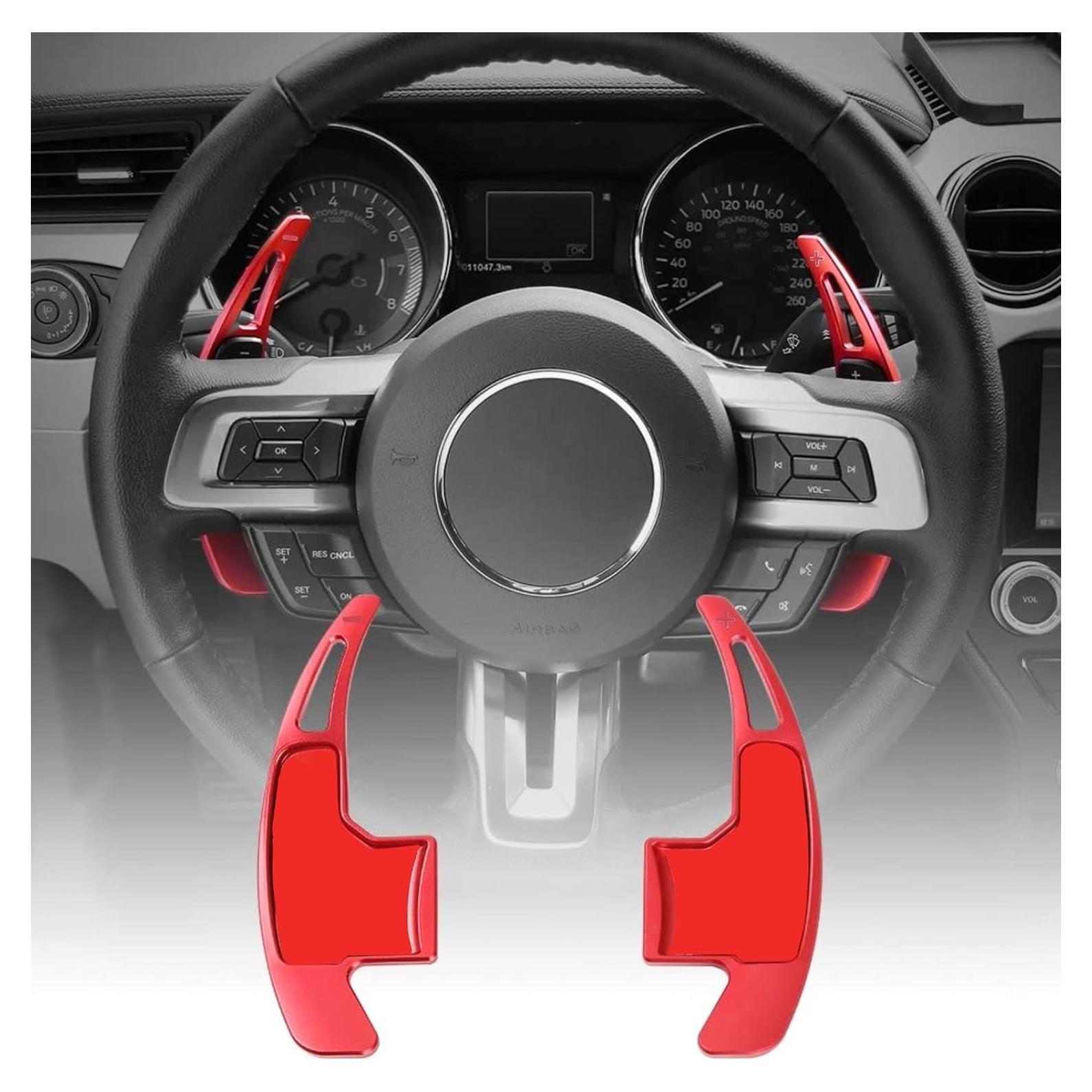 Cubierta de Trim para Palanca de Cambio Voodonala Rojo Ford Mustang 2015+