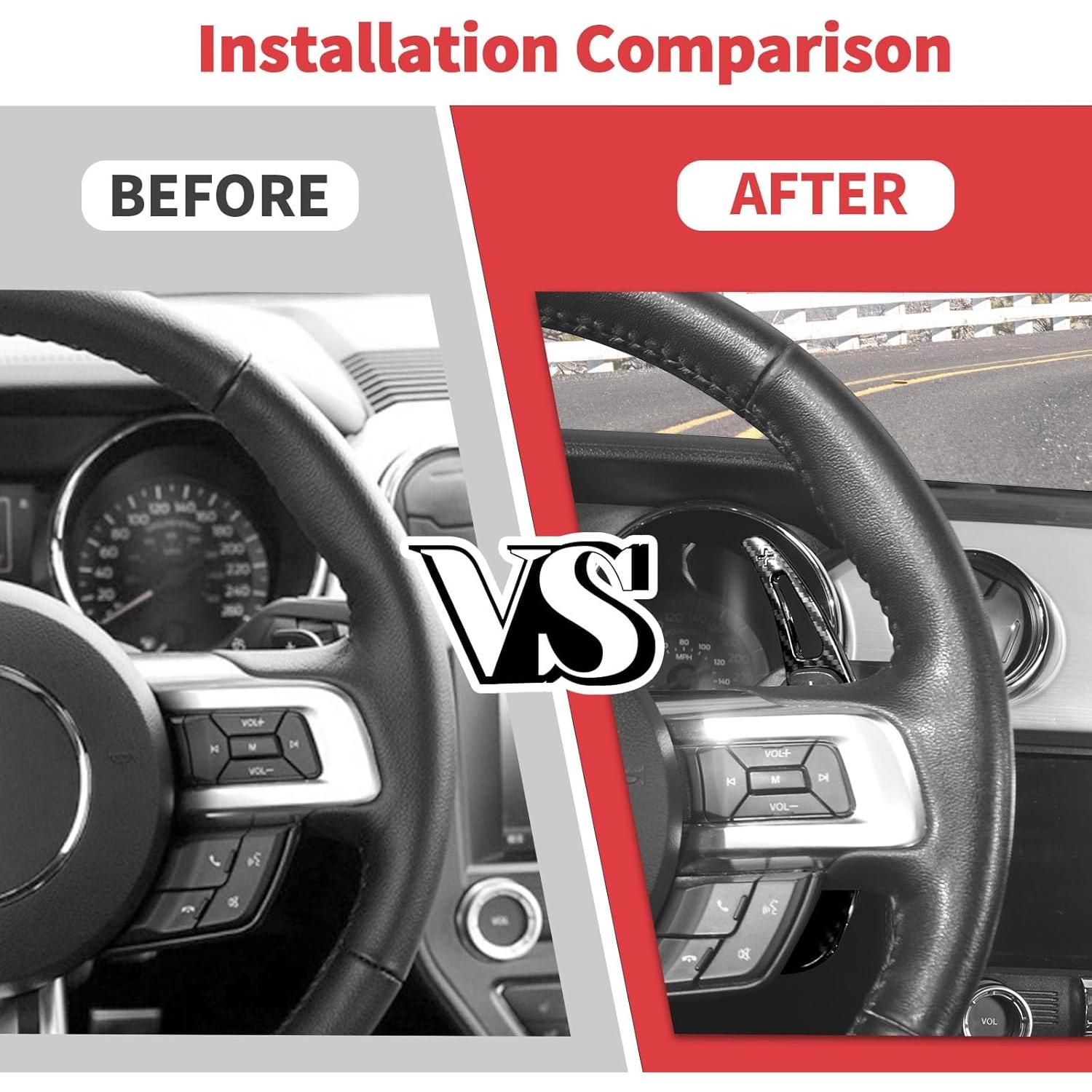 Cubiertas de Palanca de Cambio Jimen para Ford Mustang 2015-2023