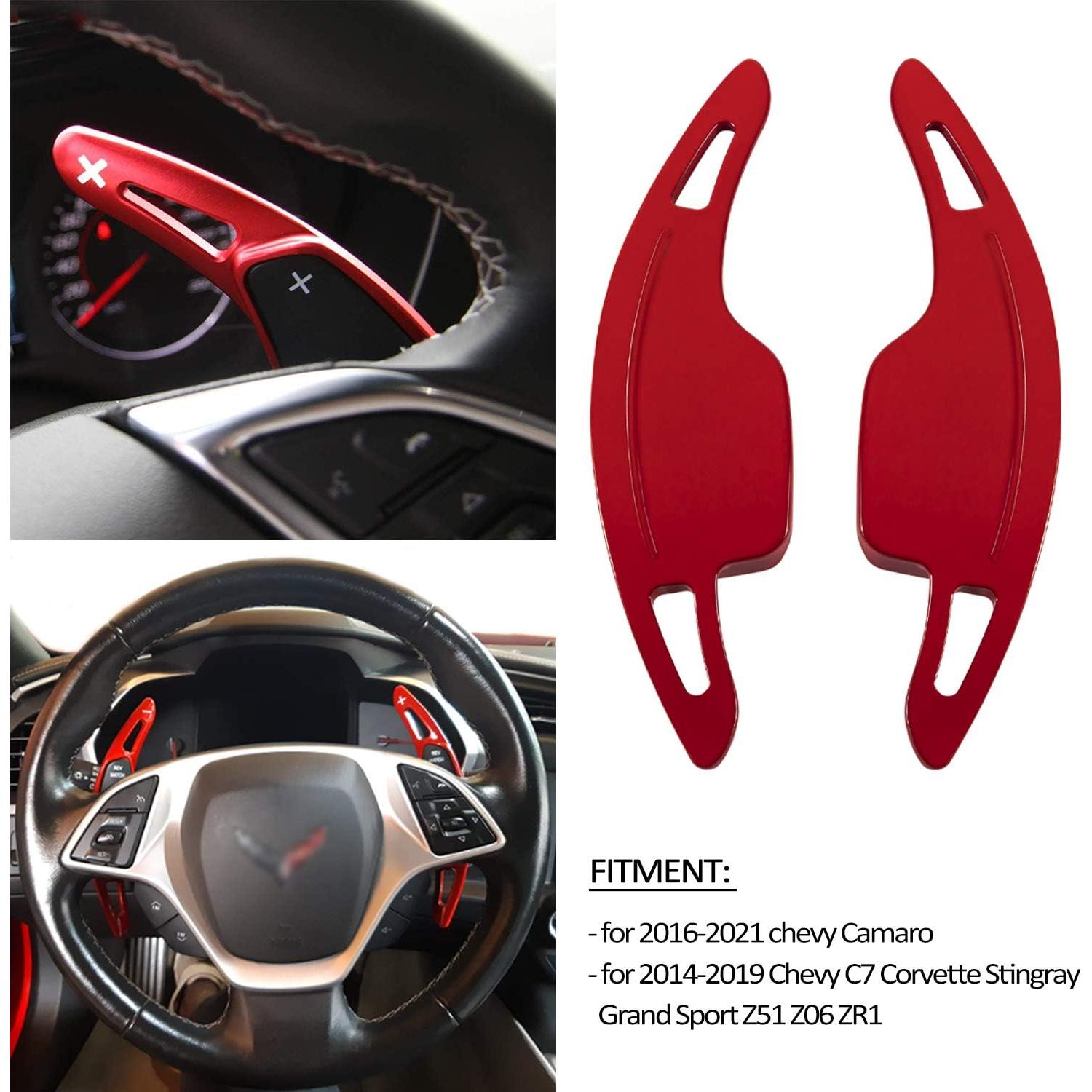 Extensión Palanca de Cambio Aluminio LAIKOU Rojo para Camaro 2016-2022