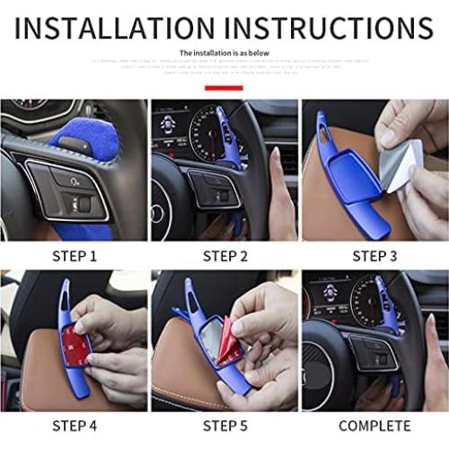 Extensiones de Palanca de Cambio ABS SANRILY para Chevy Camaro 2012-2015 y Cadillac CT6 XT5 2016-2019 - 2 Piezas