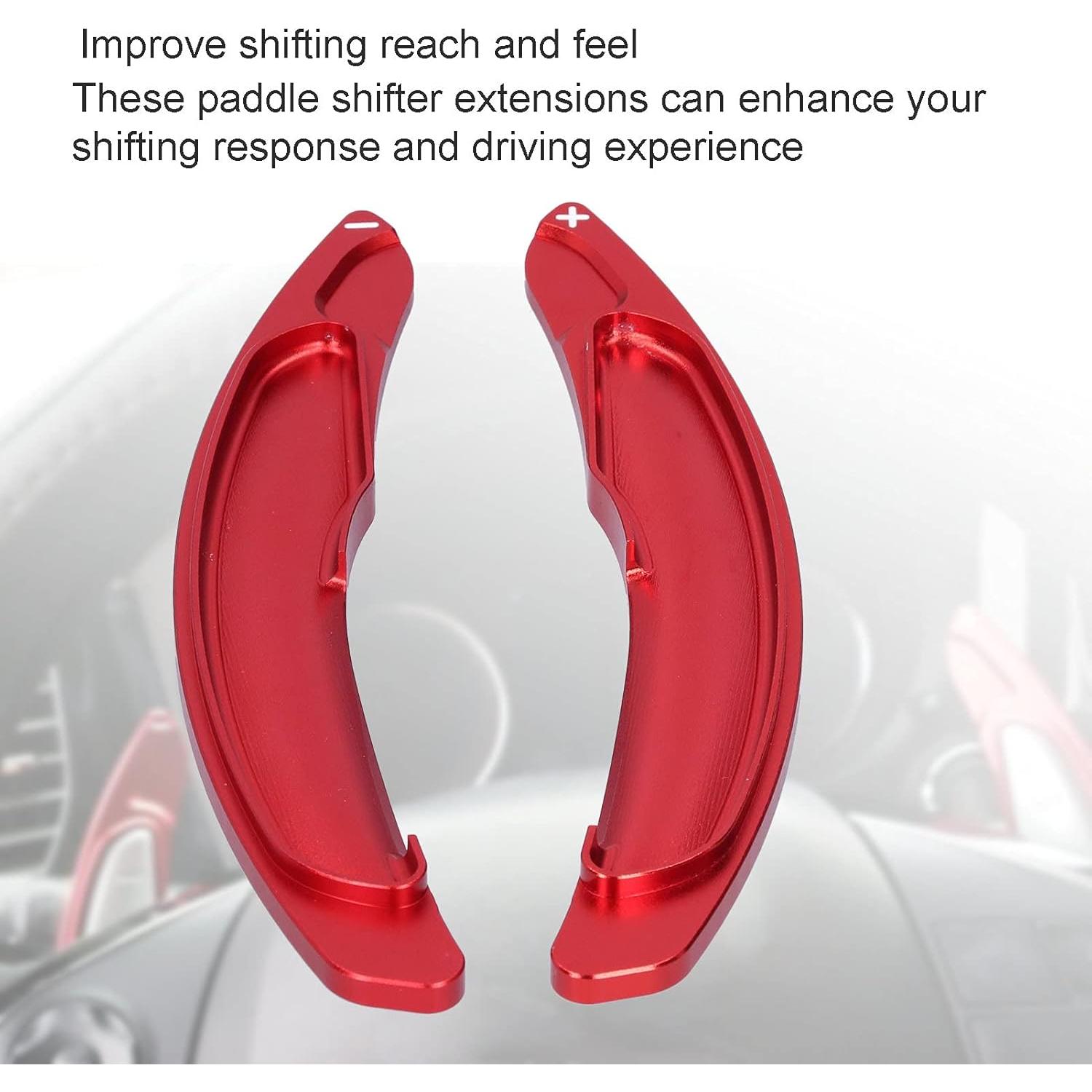 Cubierta de Extensión de Cambio de Paddle Acouto Rojo para Lancer Evo X 2008-2016