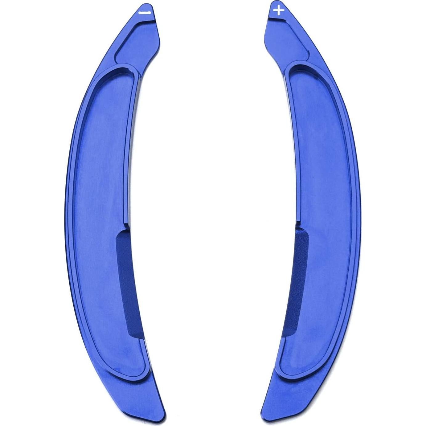 Extensiones de Paletas Aluminio Billet CNC iJDMTOY Azul para Mitsubishi