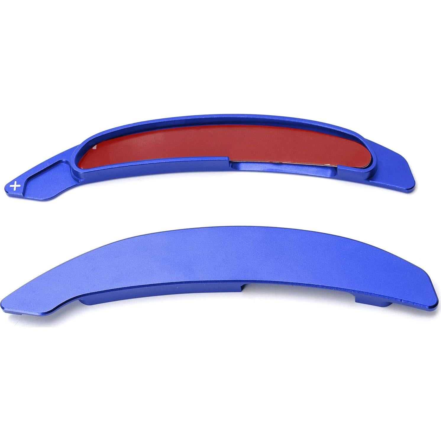 Extensiones de Paletas Aluminio Billet CNC iJDMTOY Azul para Mitsubishi