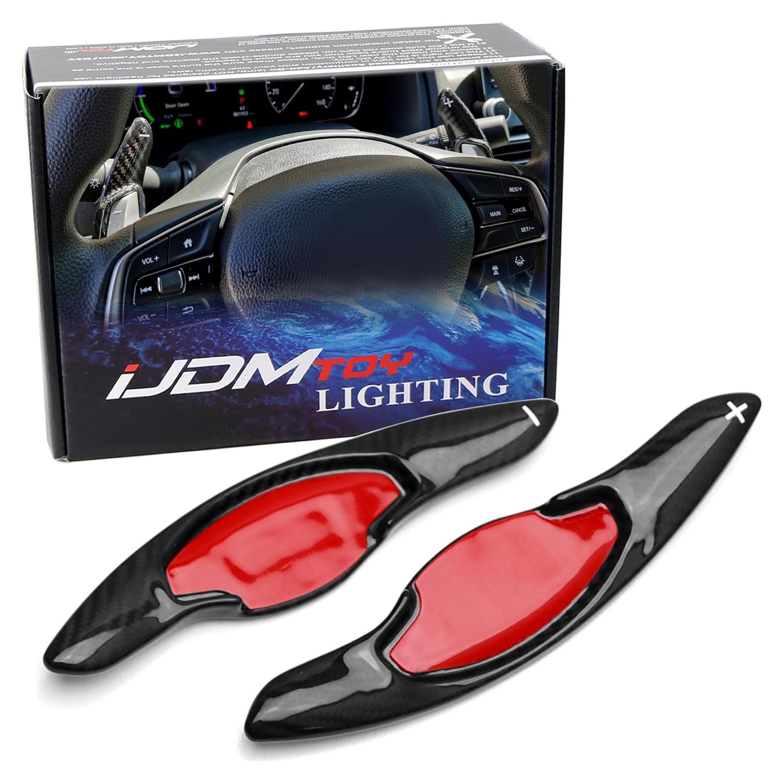 Extensiones de Palanca de Cambio iJDMTOY Fibra de Carbono Honda