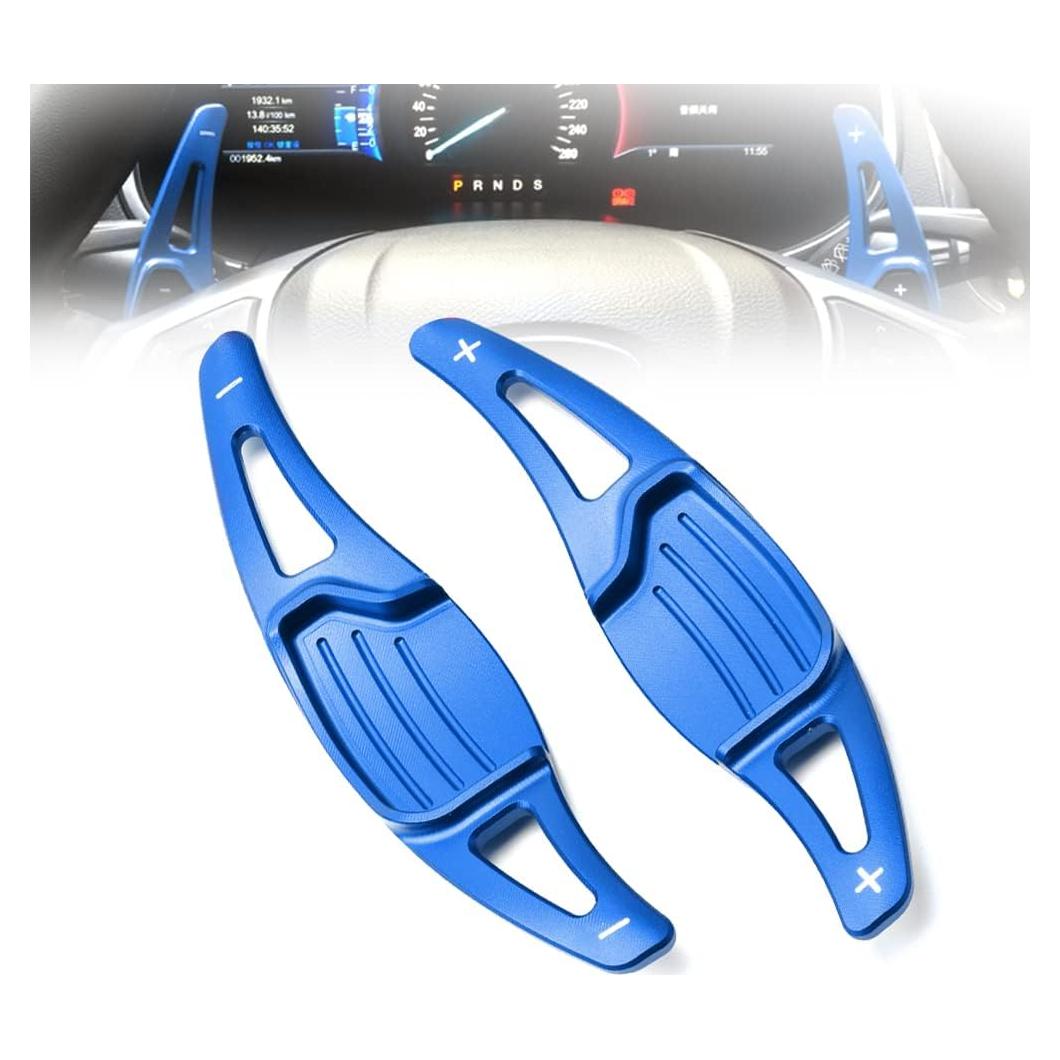 Extensiones de Palanca de Cambio HIBEYO Azul para Ford Mondeo, MKZ, Taurus, Edge
