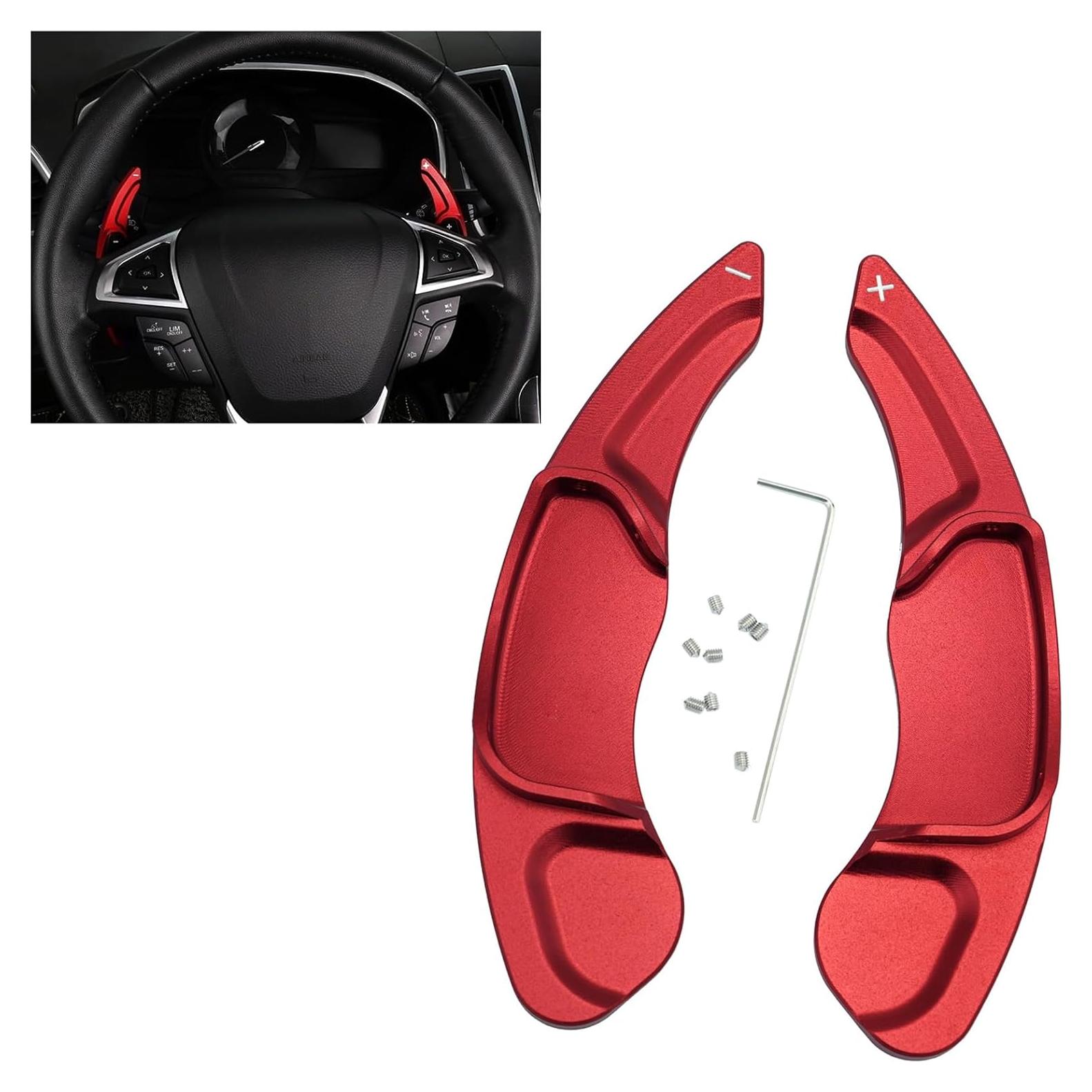 Extensiones de Palanca de Cambio SANRILY para Ford y Lincoln - Rojo