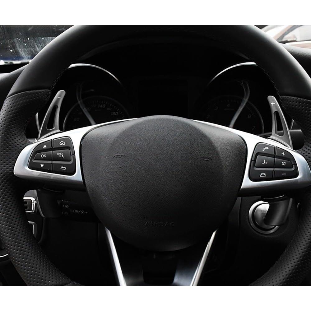 Extensiones de Palanca de Cambio Aluminio iJDMTOY Gun Metal para Mercedes