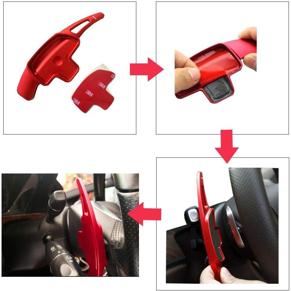 Extensión de Palanca de Cambio LZKZPY para Mercedes Benz Rojo