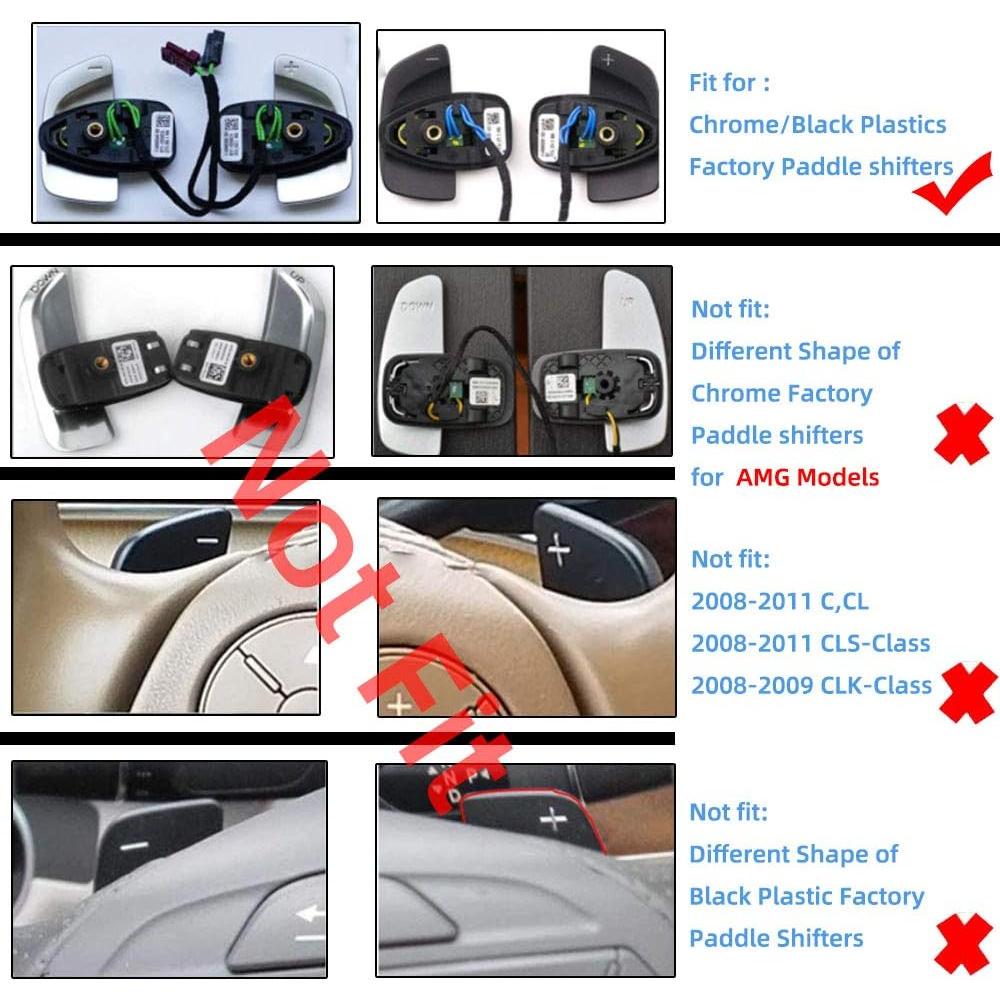 Extensión de Palanca de Cambio LZKZPY para Mercedes Benz Rojo