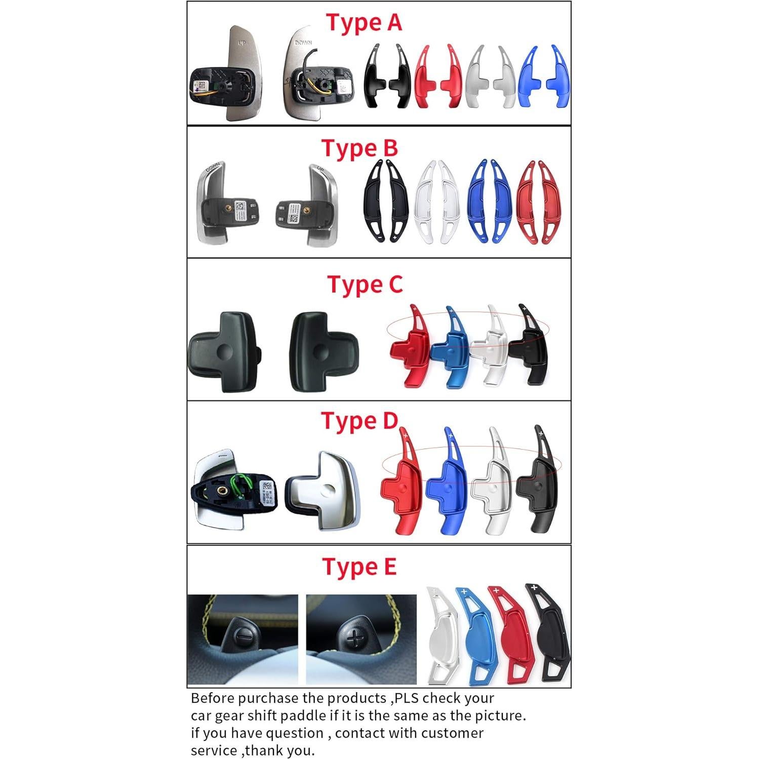 Extensiones de Palanca de Cambio SANRILY para Mercedes Benz AMG