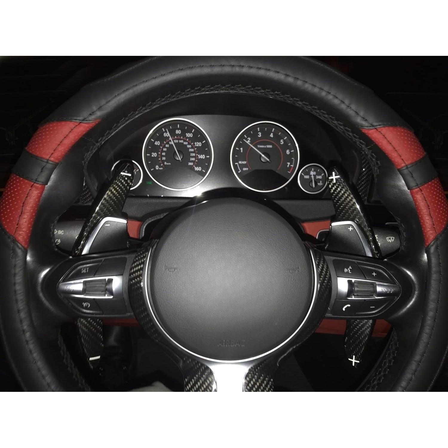 Extensiones de Paletas de Cambio iJDMTOY Fibra de Carbono BMW