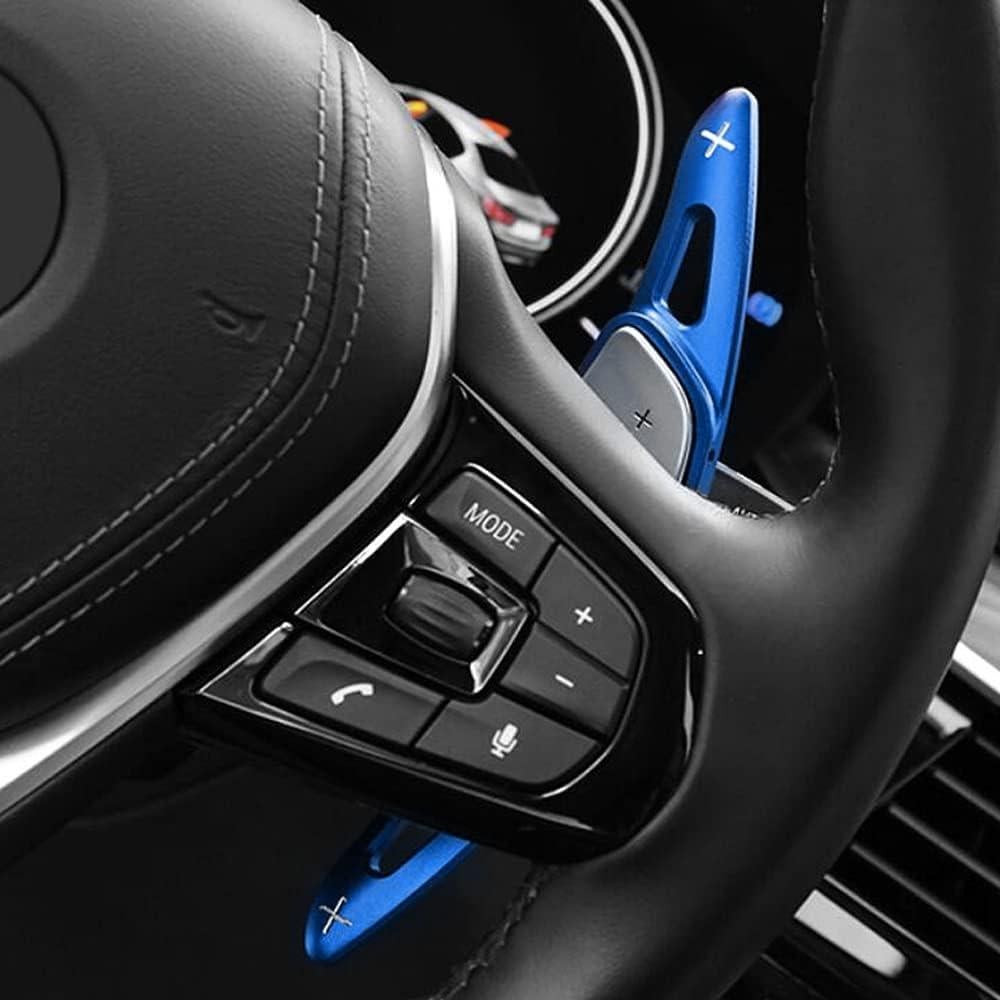 Palanca de Cambio de Volante Ysbxitu Aluminio Azul para BMW