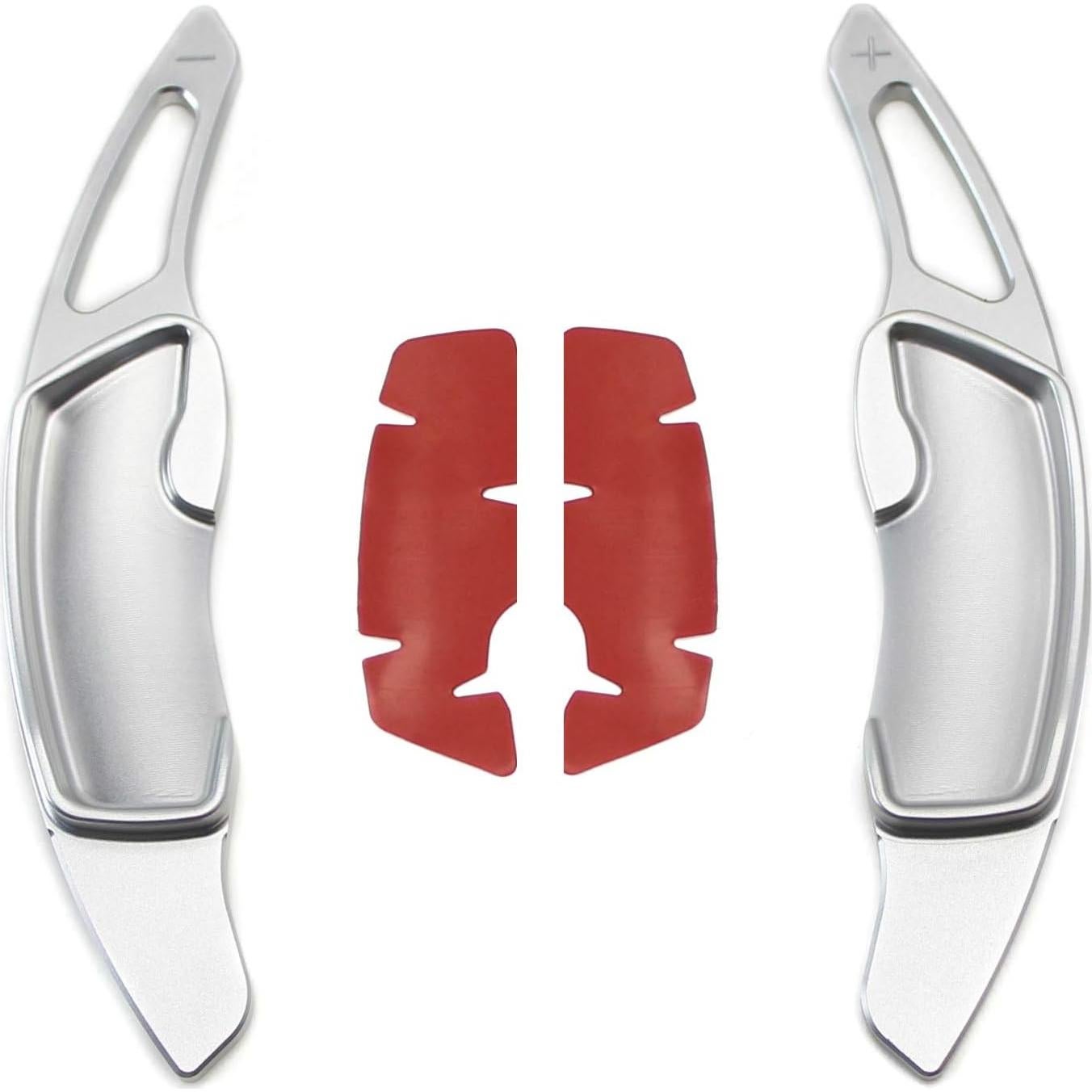 Extensiones de palanca de cambio iJDMTOY aluminio plateado Subaru