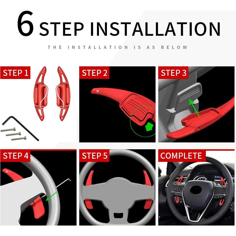 Palanca de Cambio de Aluminio Ysbxitu para Toyota Camry 2018+ y Corolla 2019-2020 - Azul