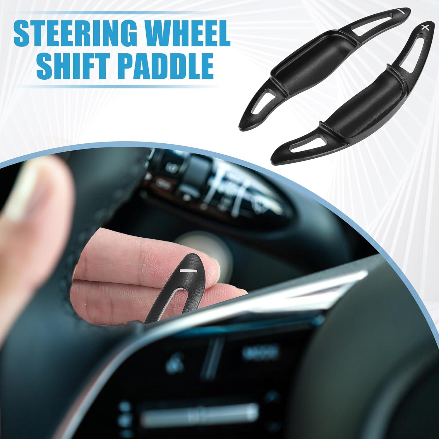 Cubierta de Palanca de Cambio Toyota Camry 2018-2023 - Aluminio Negro (Juego de 2)