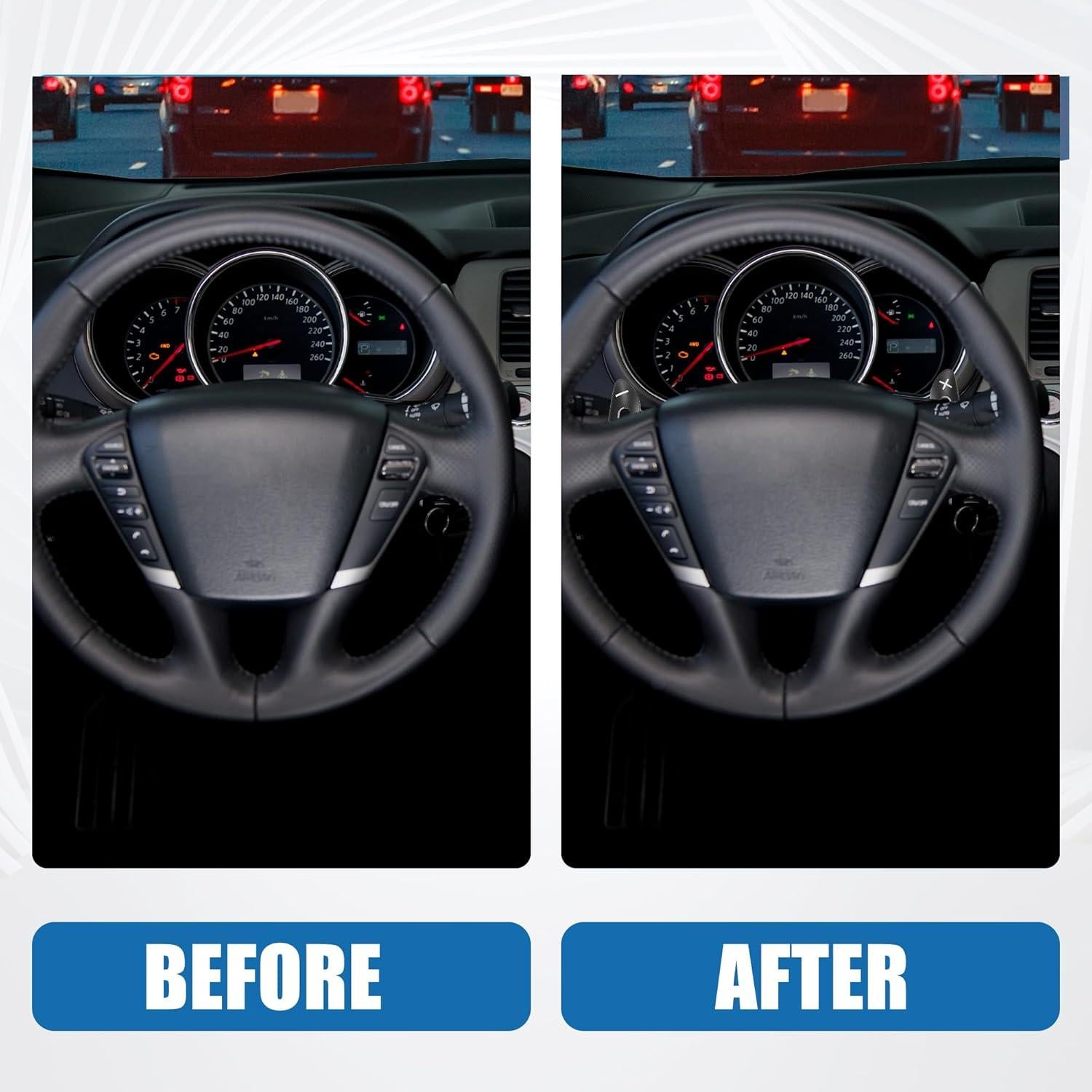 Cubierta de Palanca de Cambio Toyota Camry 2018-2023 - Aluminio Negro (Juego de 2)