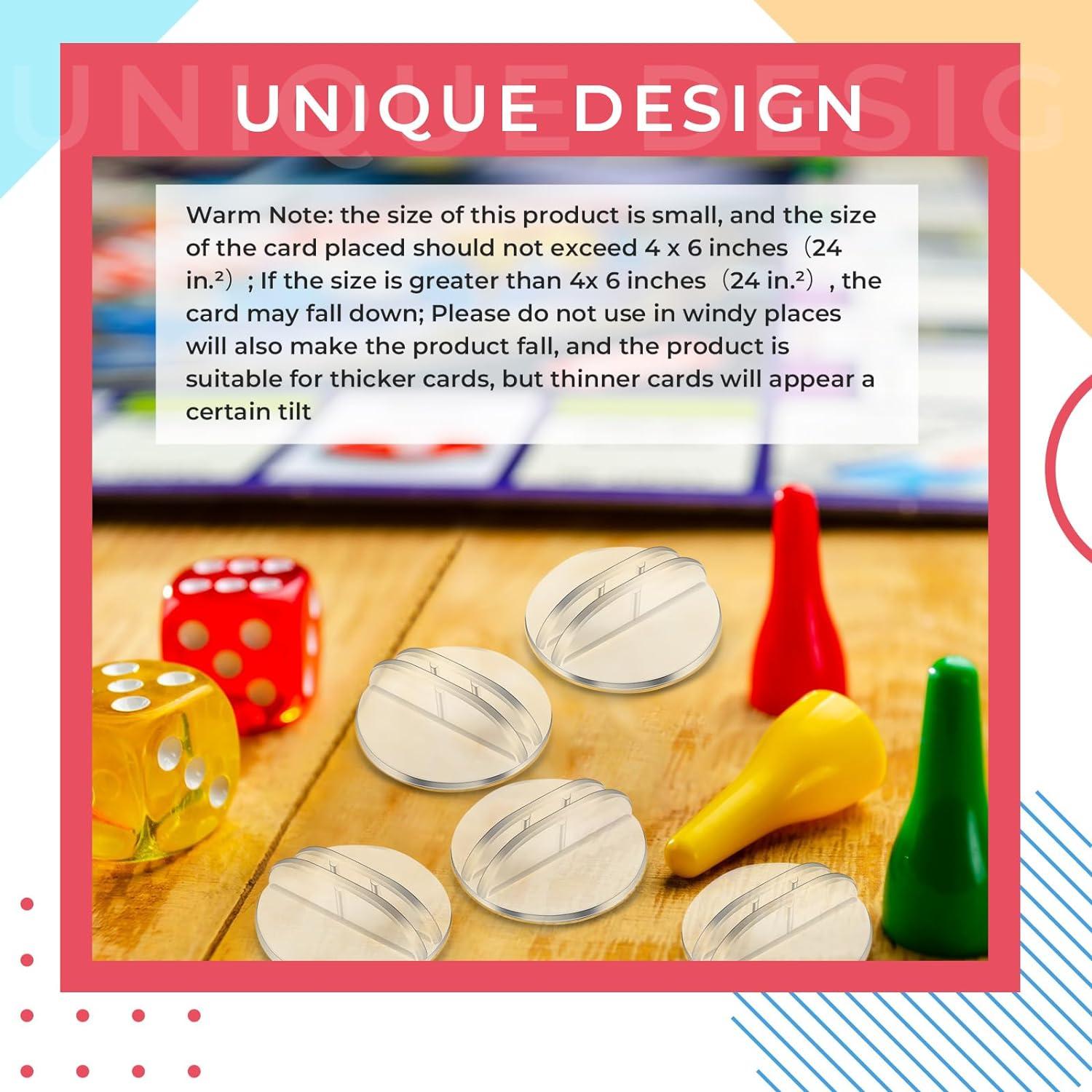 Soportes para Tarjetas Yinkin 200 Pcs Plástico Translúcido