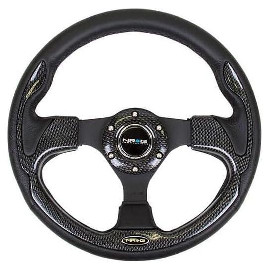 Volante Deportivo Reforzado NRG Innovations 320mm Fibra Carbono