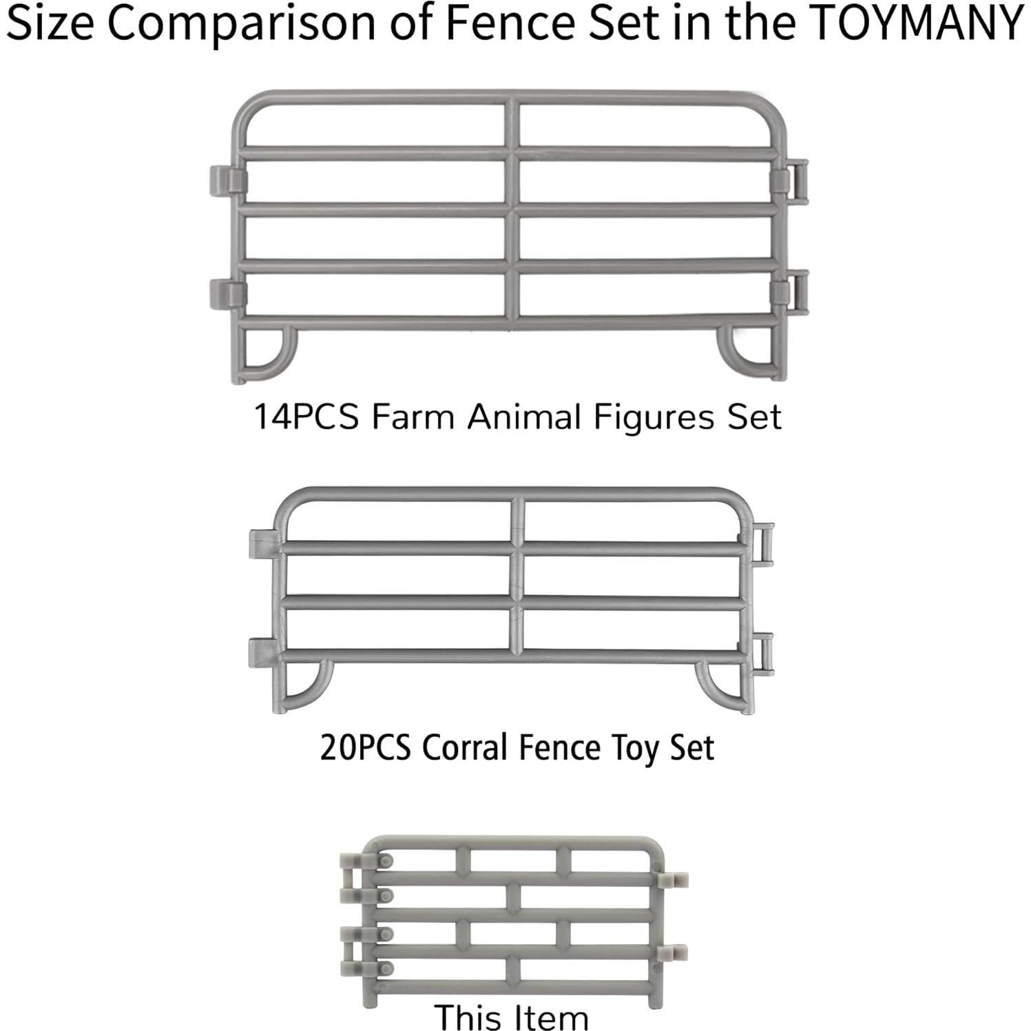 Set de Cerca Mini 64P Toymany para Animales de Granja