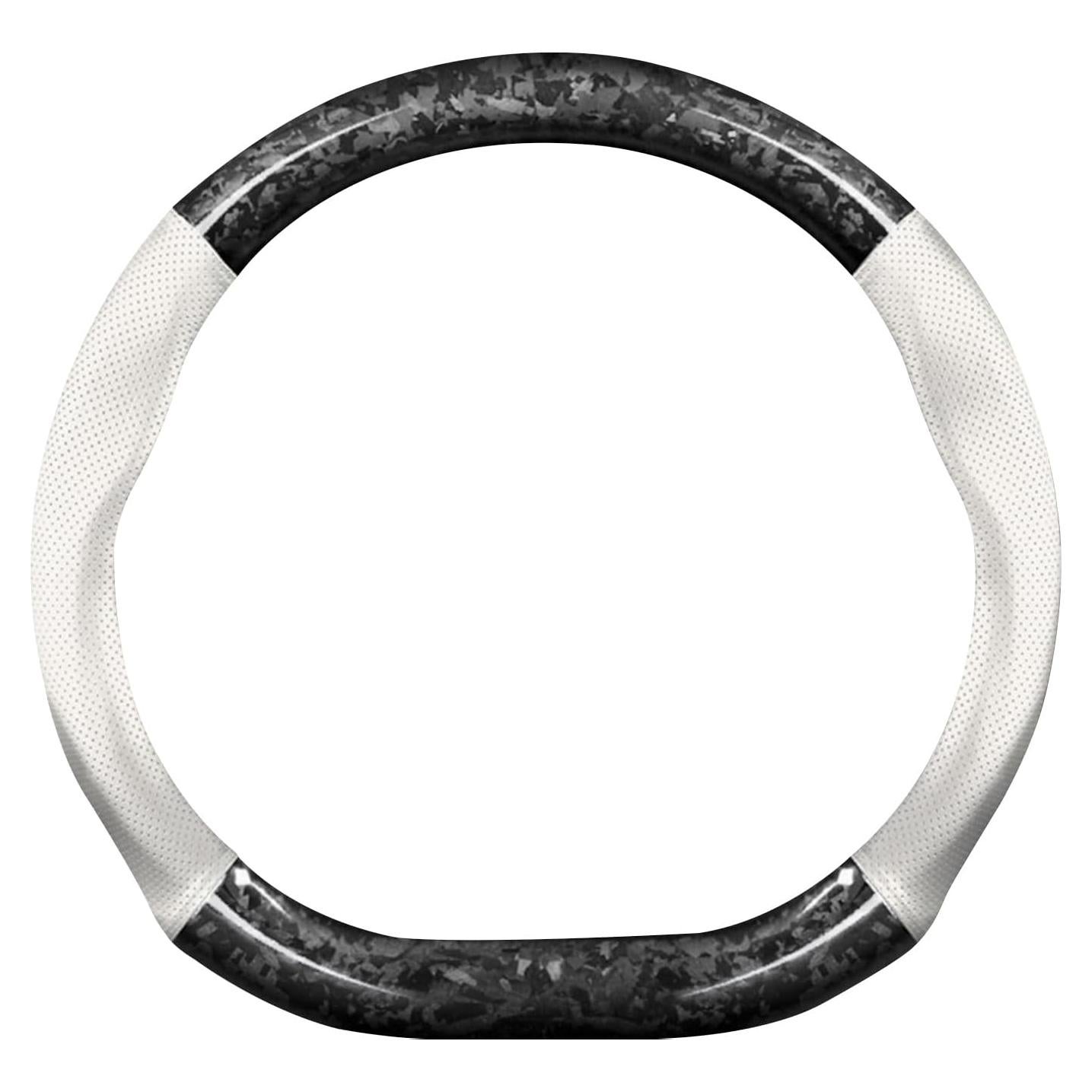 Manga de Volante Ergocar Tipo D 37-38cm Carbono y Cuero