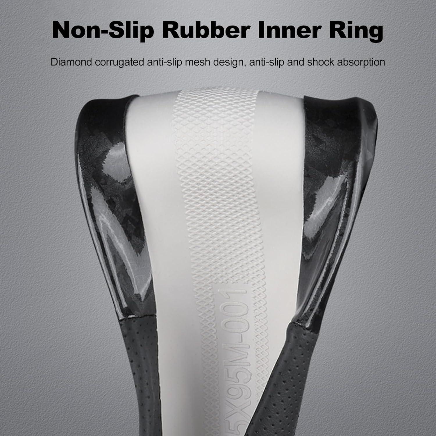 Manga de Volante Ergocar Tipo D 37-38cm Carbono y Cuero