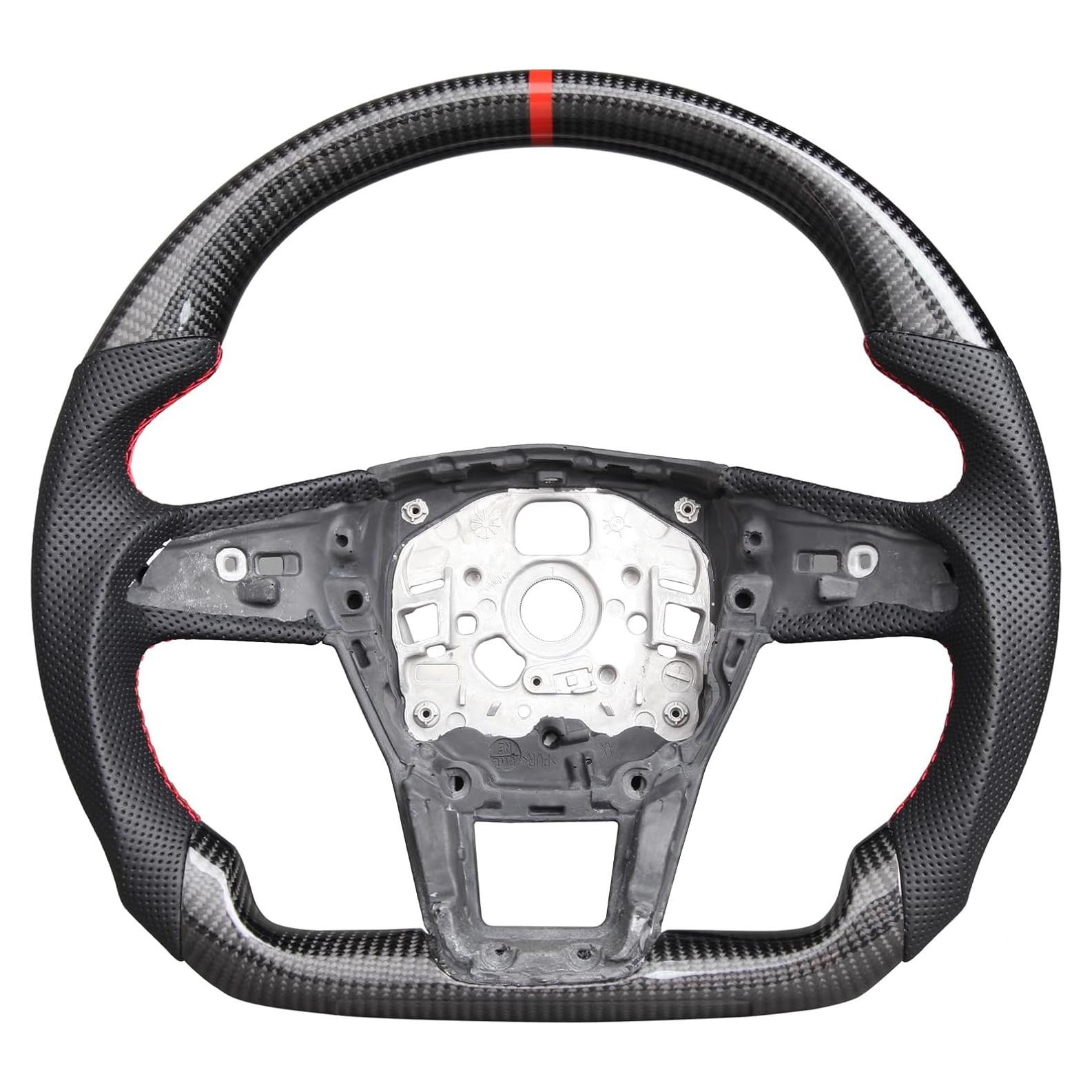 Volante de fibra de carbono OHC MOTORS para Audi S6/S7 2020-2024