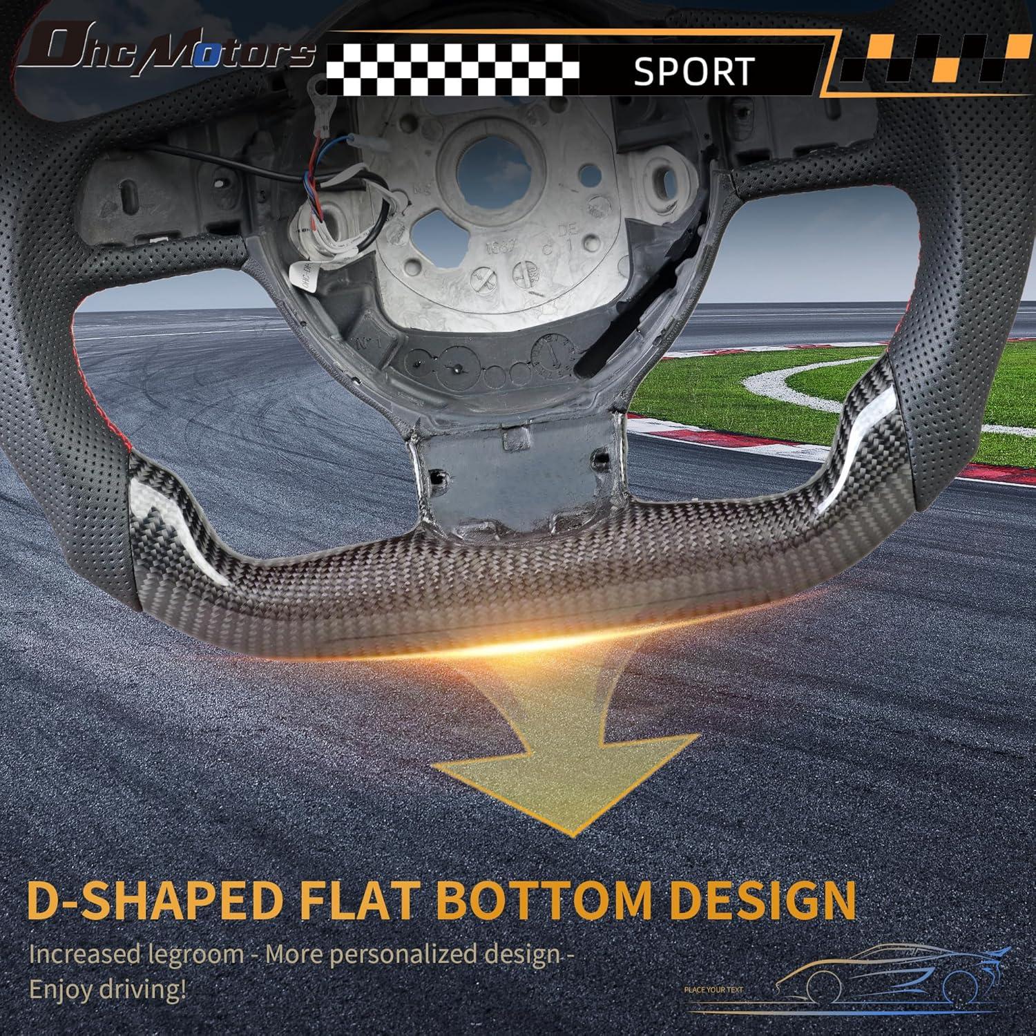 Volante Inteligente OHC MOTORS de Fibra de Carbono para Audi