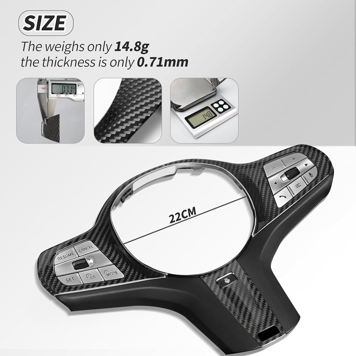 Cubierta de volante T-carbon para BMW 1-8 Series y X1-X7