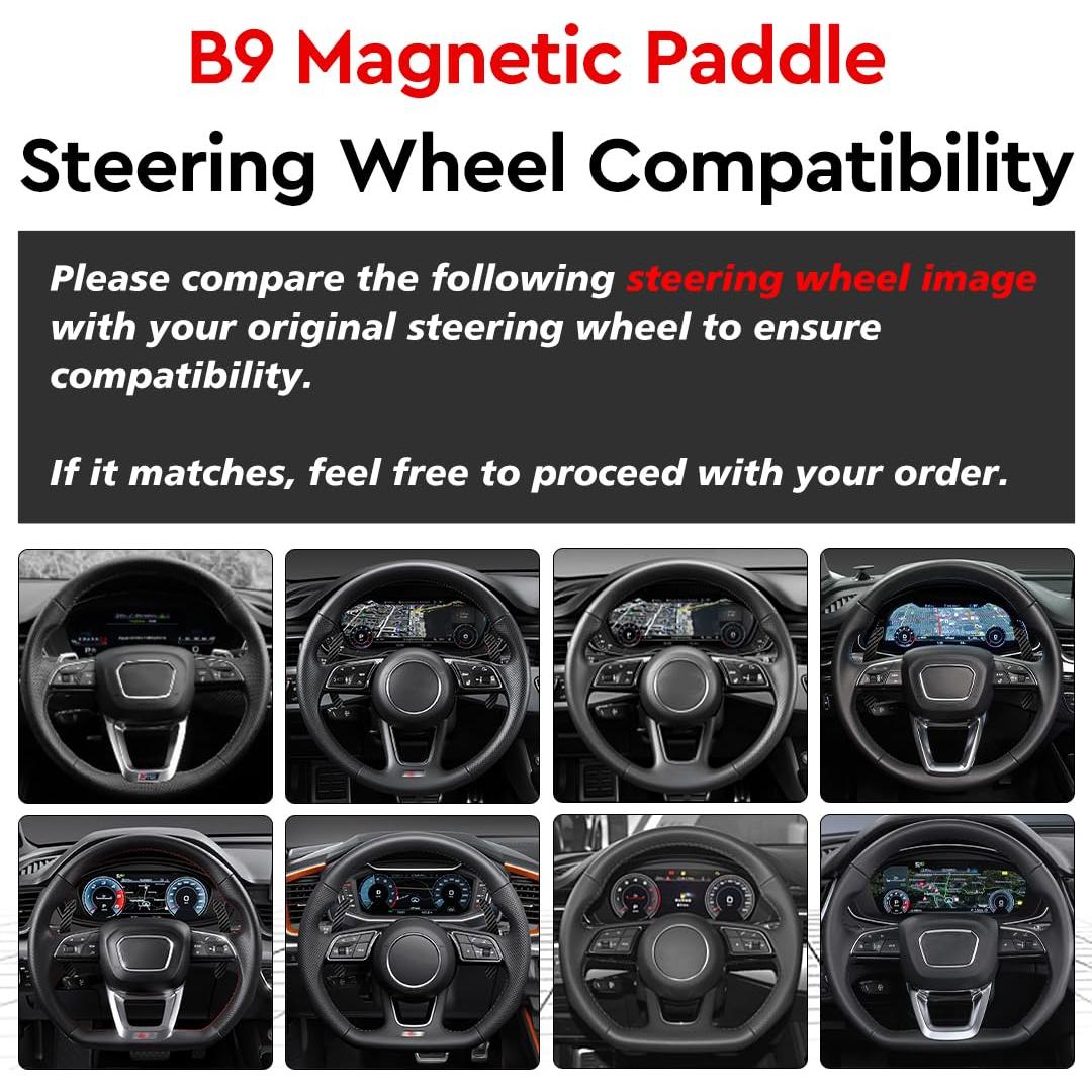 Palancas de Cambio LED TDD para Audi B9 A1 A2 A3 A4 A5 Q2 Q3 Q4 Q5