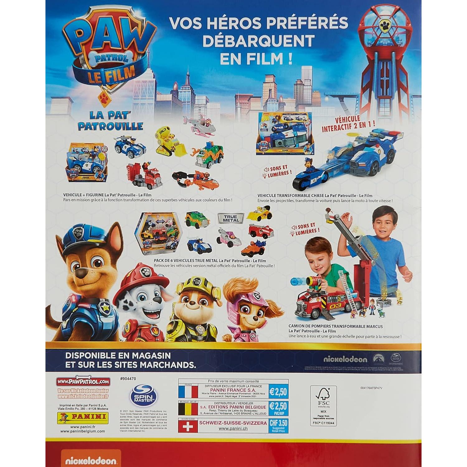 Pegatinas Paw Patrol Panini - Paquete Inicial 176 piezas