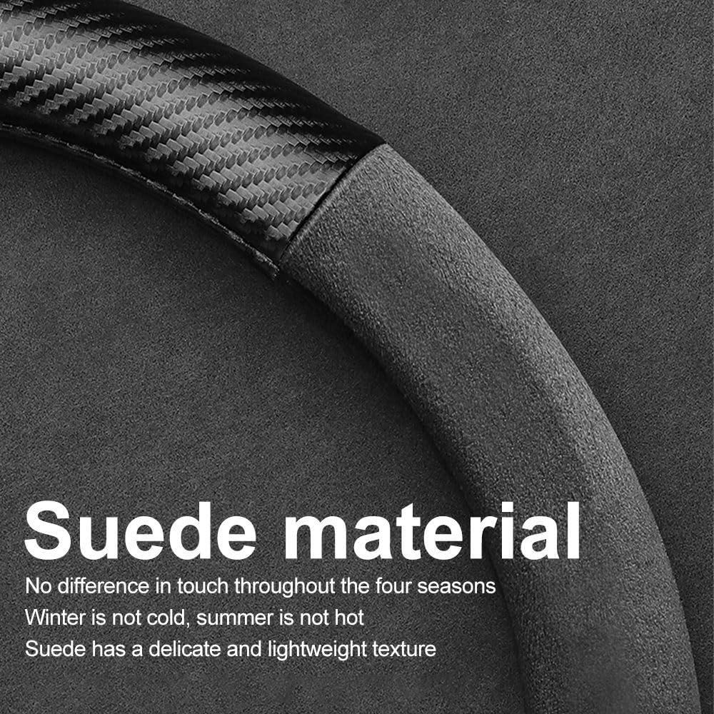 Cubierta de Volante K LAKEY Suede D 15" Antideslizante Ford