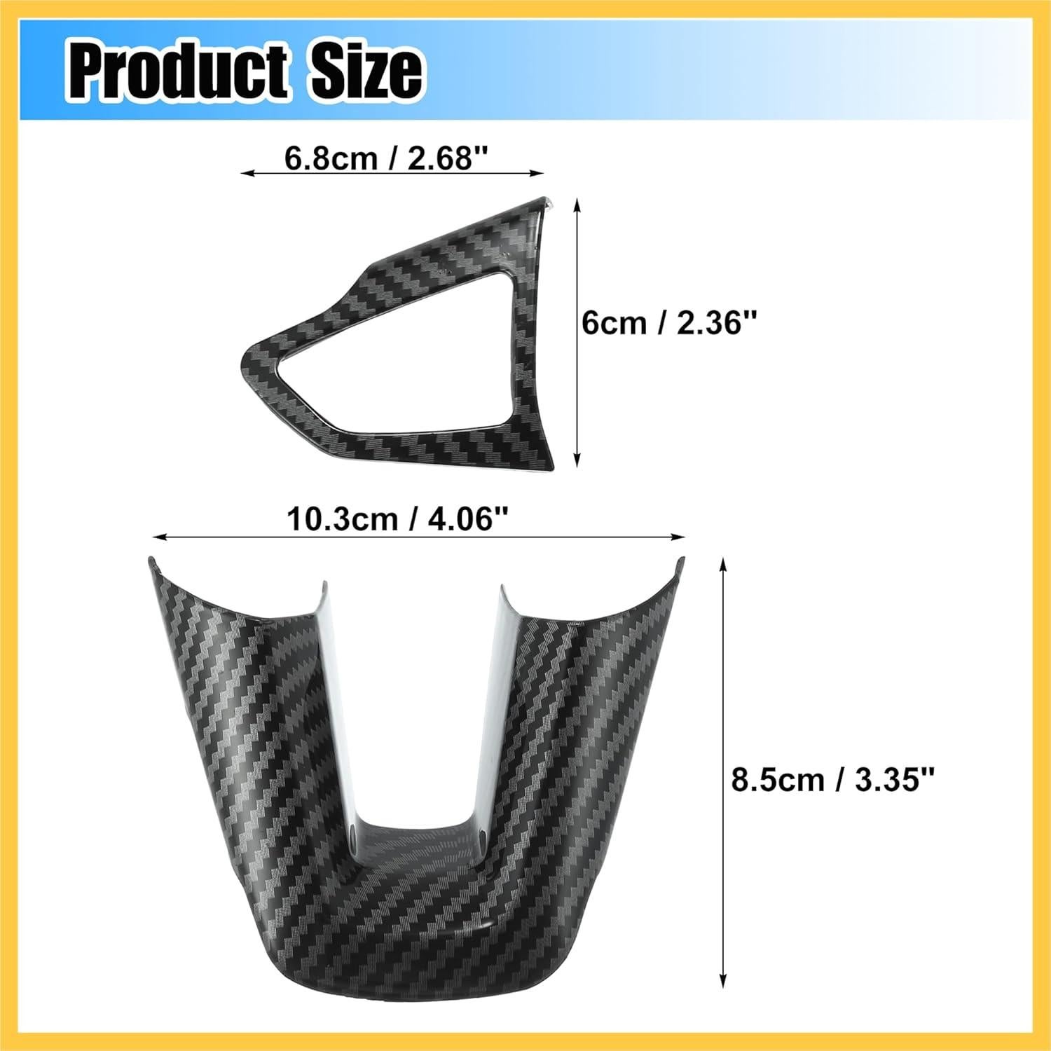 Juego de 3 Pegatinas de Recubrimiento Volante REPAIROCK para Ford