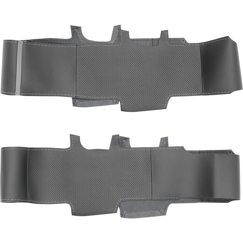 Cubierta de Volante de Cuero Genuino MEWANT para Ford F-150/F-250/F-350/F-450/F-550/F-600/F-650