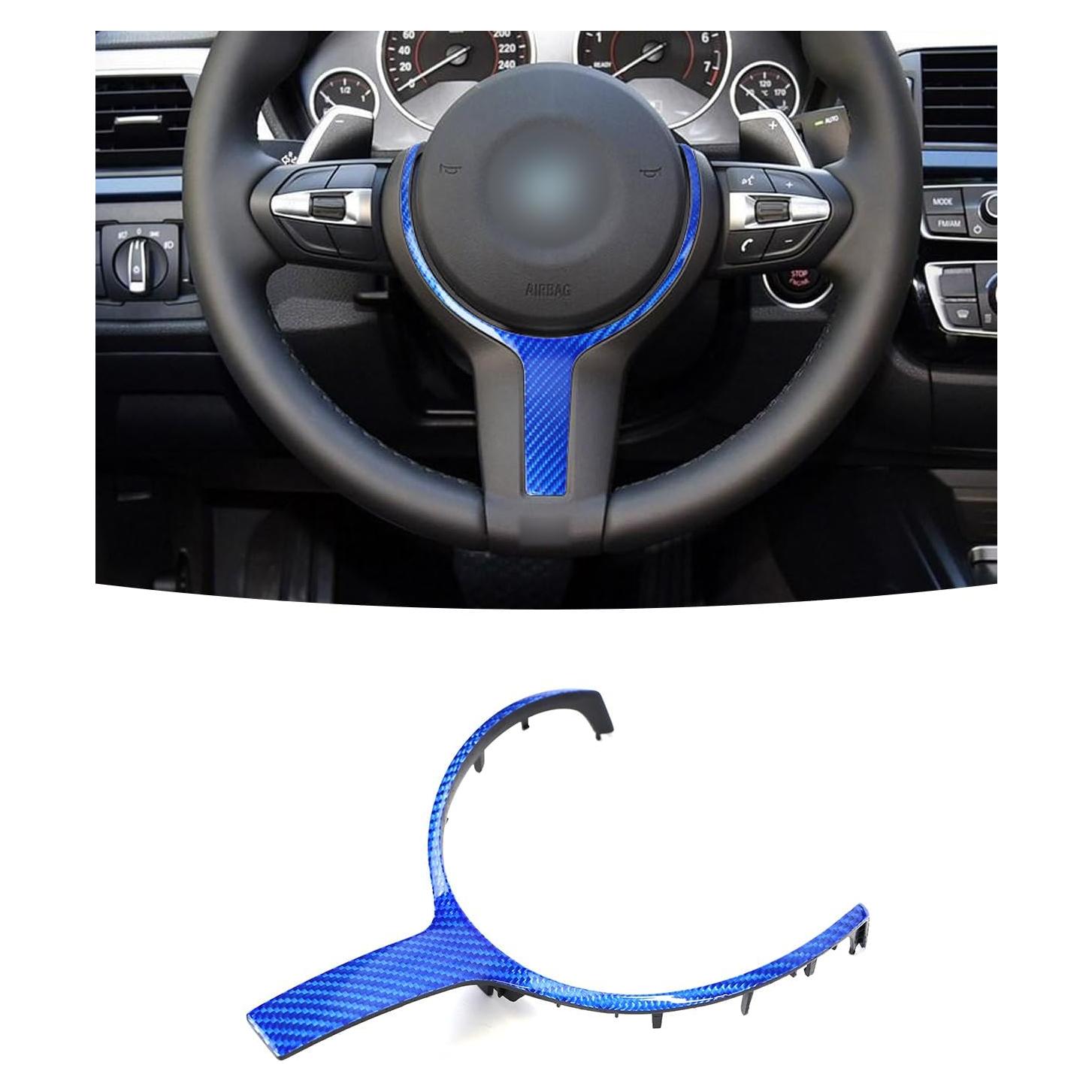 Cubierta de Moldura del Volante SHSBSCAR para BMW F20 F30 F32