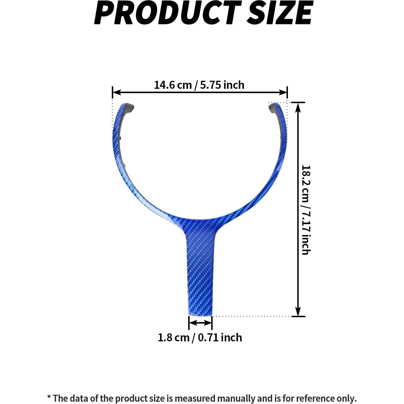 Cubierta de Moldura del Volante SHSBSCAR para BMW F20 F30 F32
