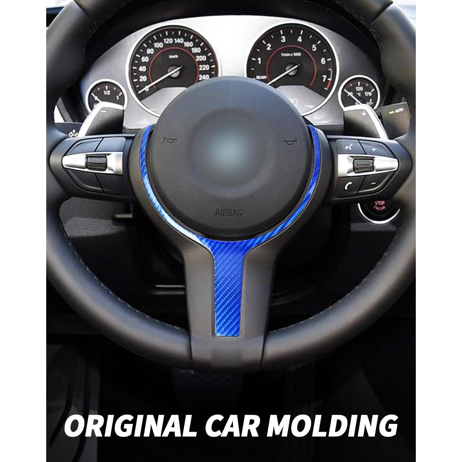 Cubierta de Moldura del Volante SHSBSCAR para BMW F20 F30 F32