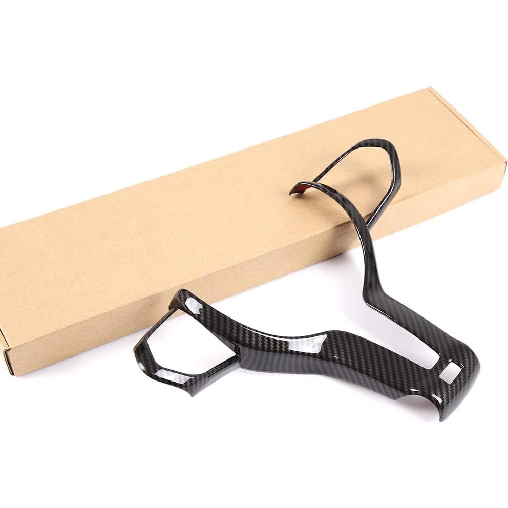 Cubierta de Botón Volante TINKI para BMW F20-F39 Fibra Carbono