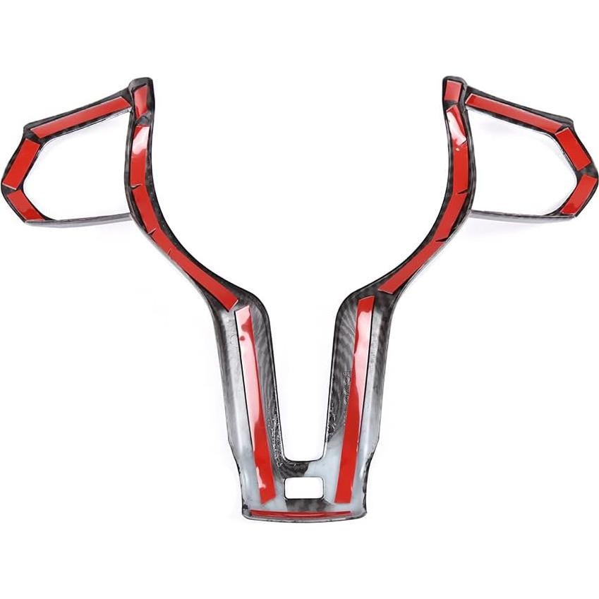 Cubierta de Botón Volante TINKI para BMW F20-F39 Fibra Carbono