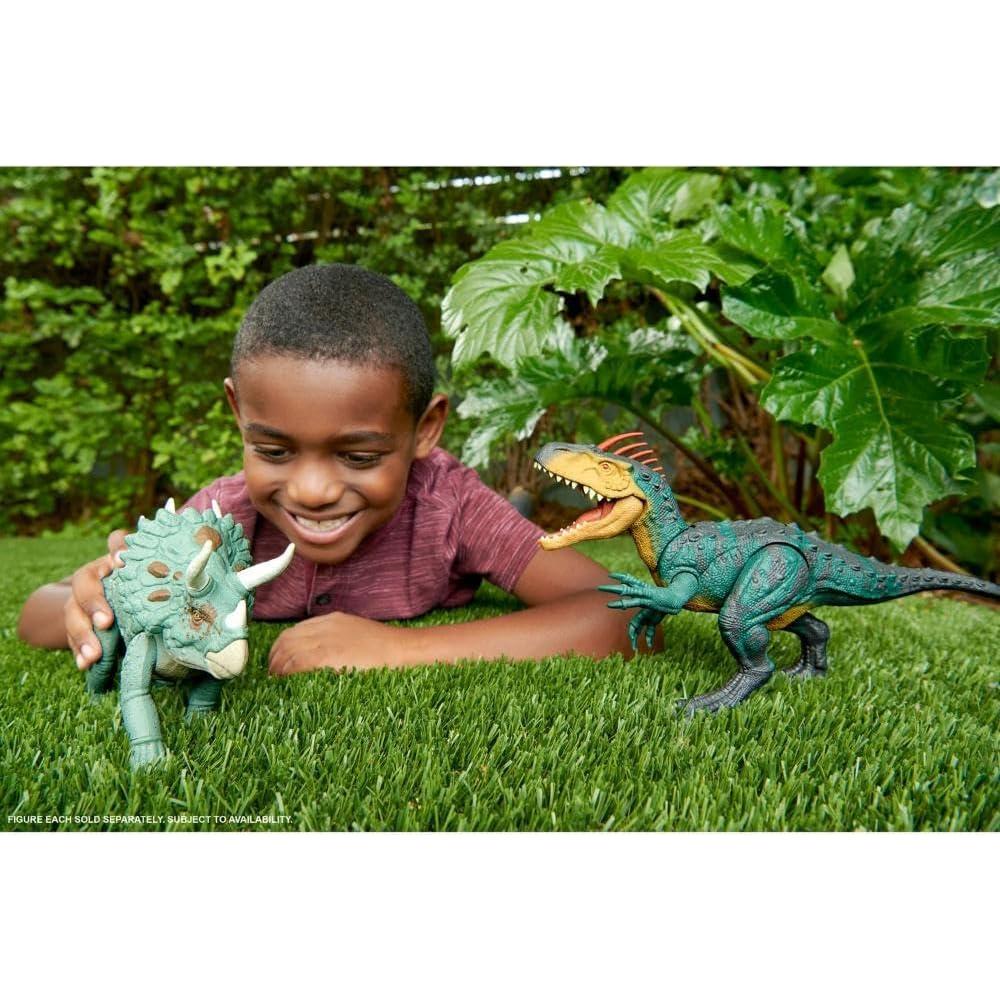 Figura de acción Mattel Jurassic World Triceratops 35.5 cm