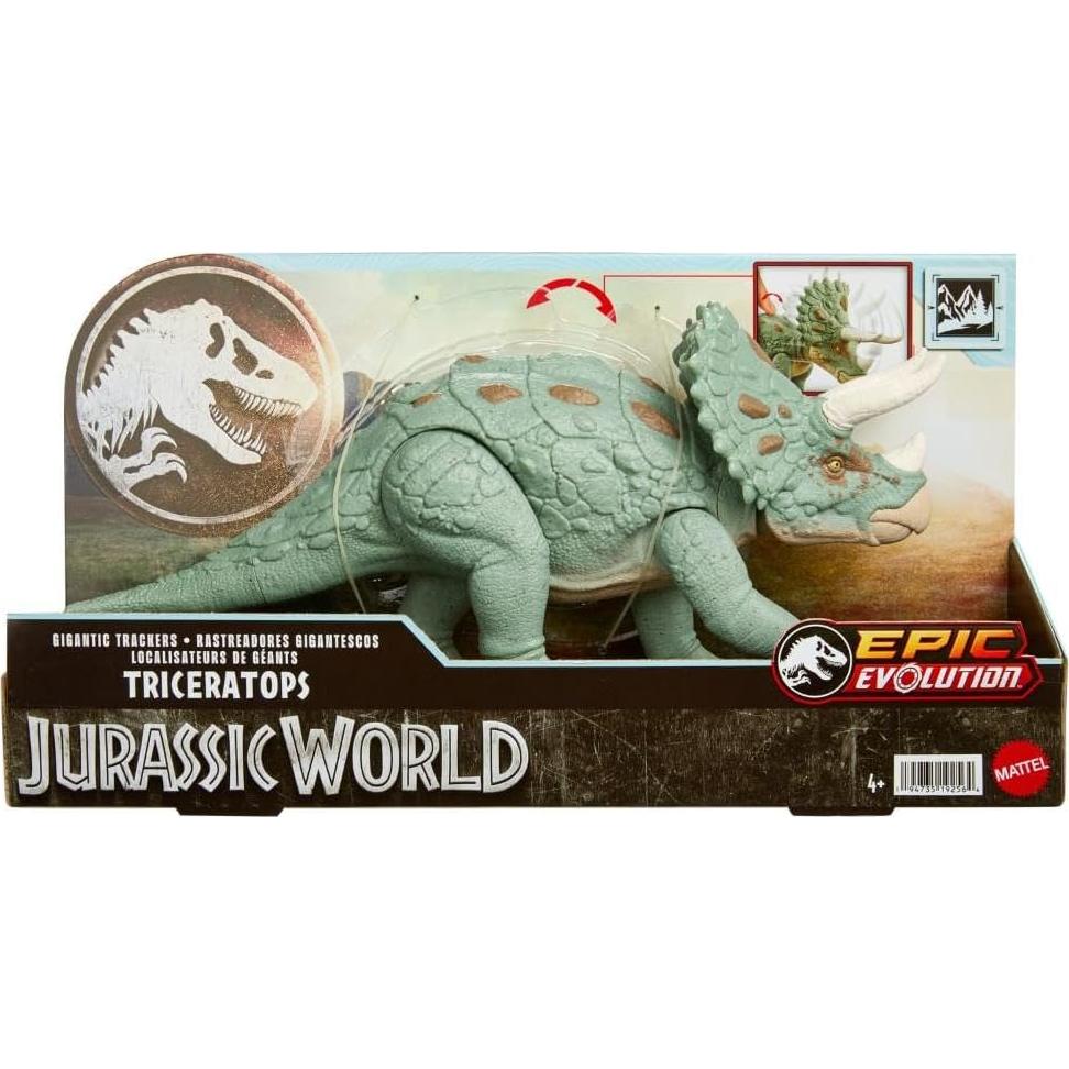 Figura de acción Mattel Jurassic World Triceratops 35.5 cm