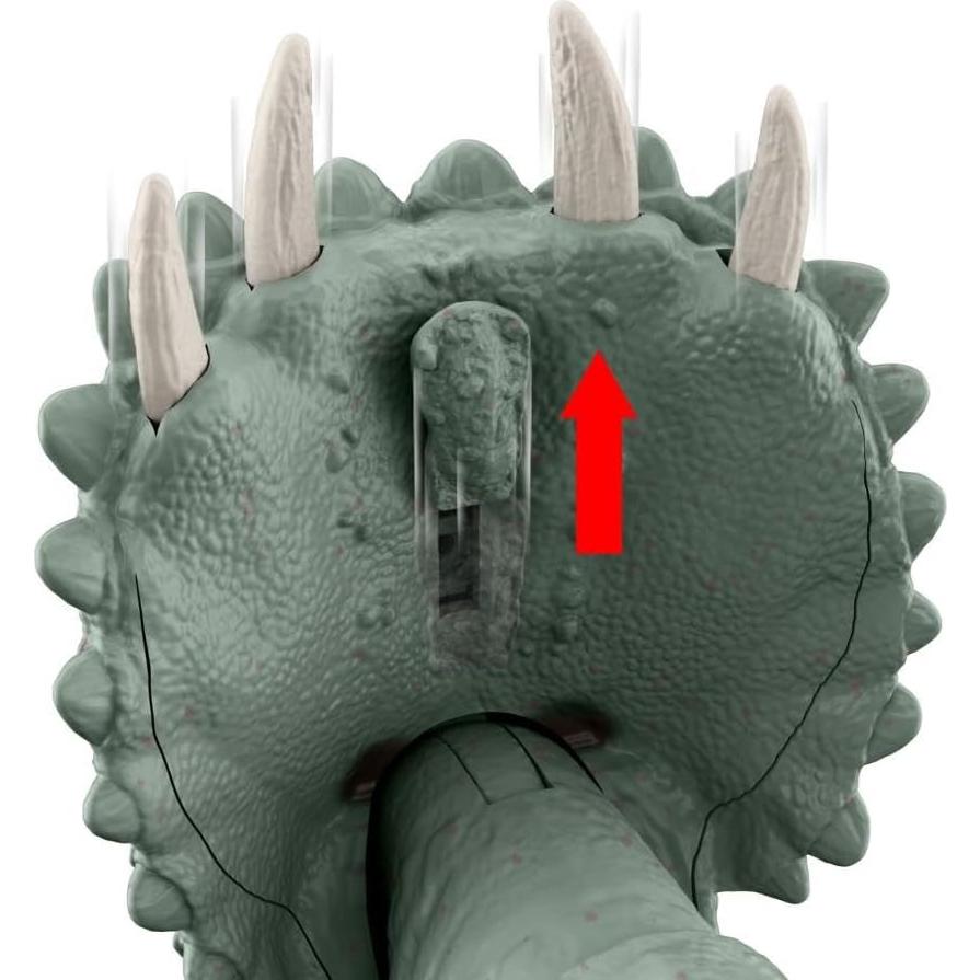 Figura de acción Mattel Jurassic World Triceratops 35.5 cm