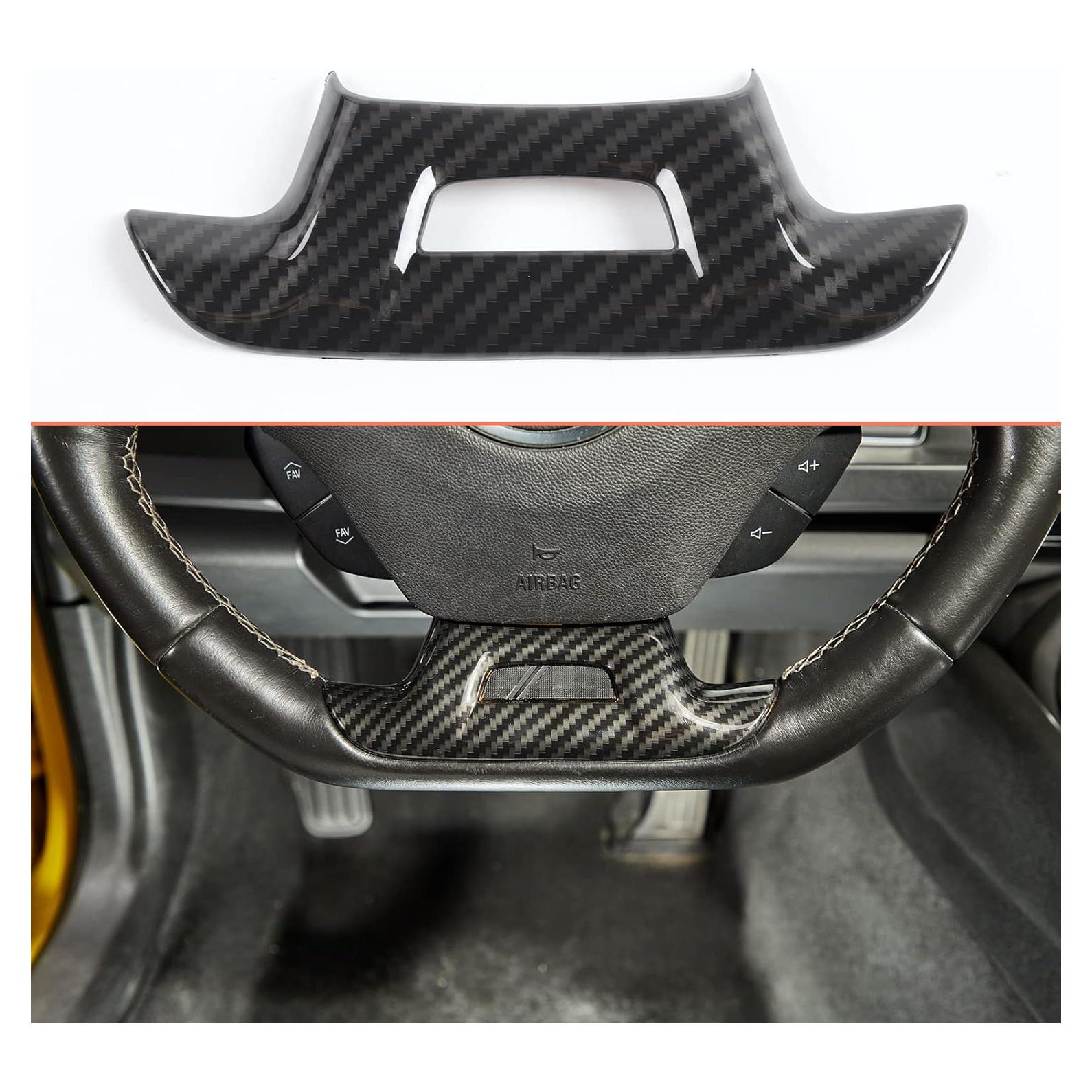 Cubierta de Volante de Fibra de Carbono RT-TCZ para Chevrolet Camaro 2016-2022